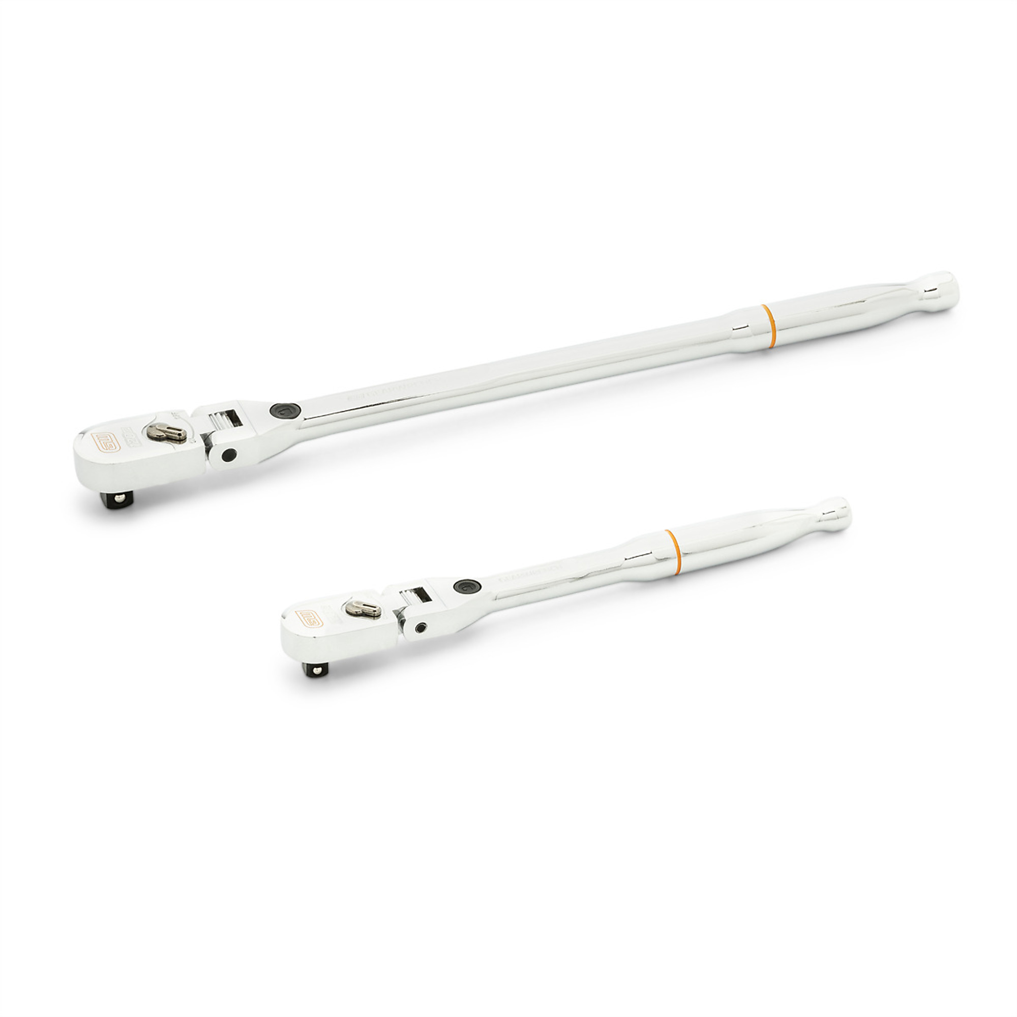 GearWrench 2-Piece 120XP Locking Flex Head Ratchet Set — 1/4in. & 3/8in. Drive, Model# KDT81380