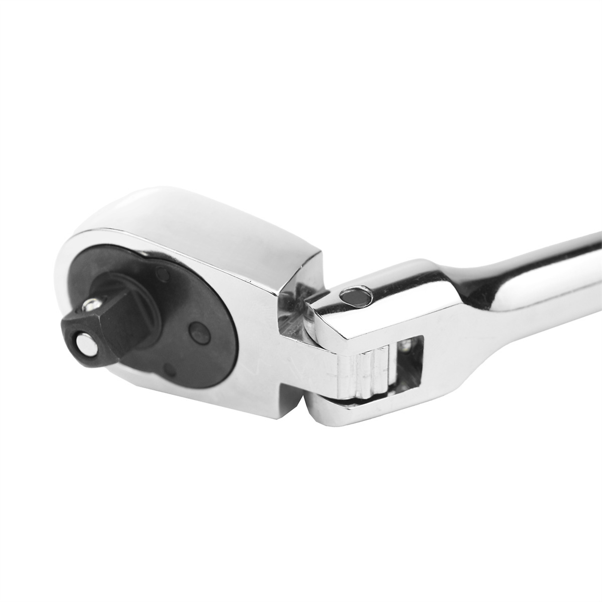 K Tool International Ratchet — 3/8in. Drive, 180-Degree Flex Head, Non-Slip Grip, Model# KTI22093
