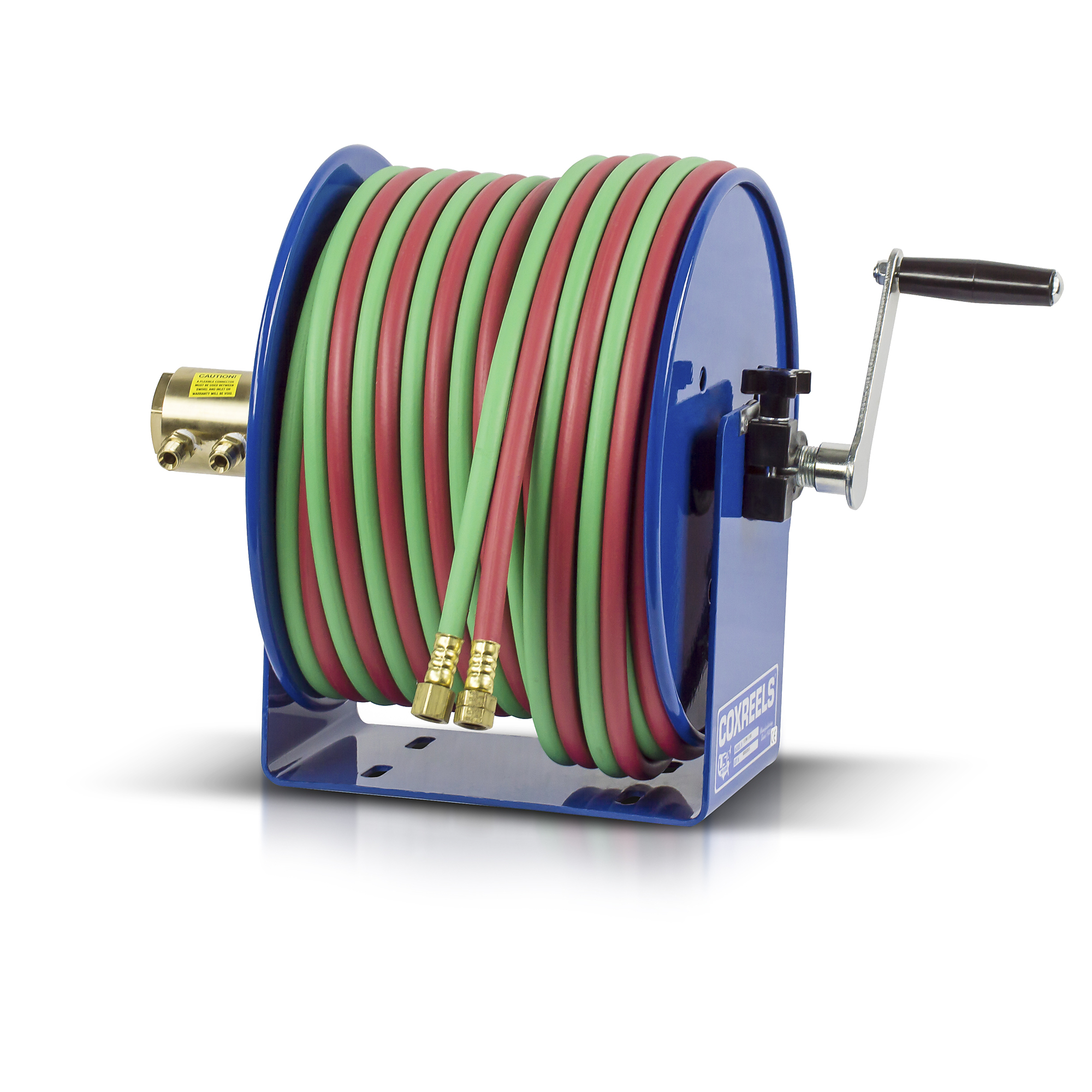 Coxreels, Compact Welding Hand Crank Hose Reel 100ft., Max. PSI 200 Hose Length 100 ft, Model# 112W-1-100