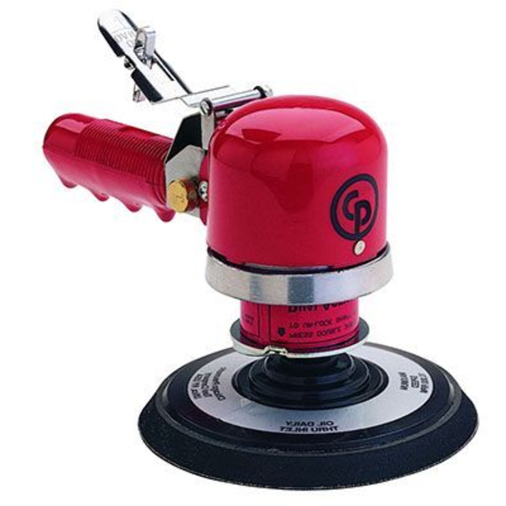 Chicago Pneumatic, 6in. Air Random / Rotary Sander, Non-Vacuum, Max. Speed 10000 OPM, Pad Diameter 6 in, Air Inlet Size 1/4 in, Model# CP870