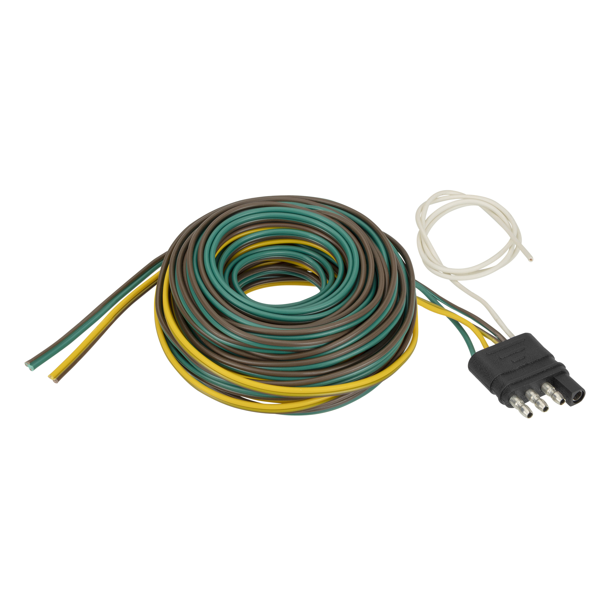 TowSmart, ConnectorTrailer End 4 Wire Flat Y-Harness 25ft., Connection Location Trailer Side, Model# 2386