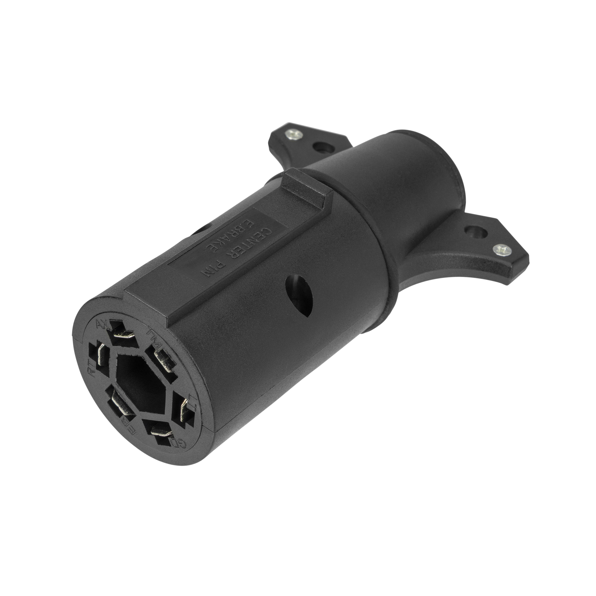 TowSmart, Adapter 7Blade to 6Round Center Pin Electric Brake, Connection Location Vehicle Side, Model# 1450