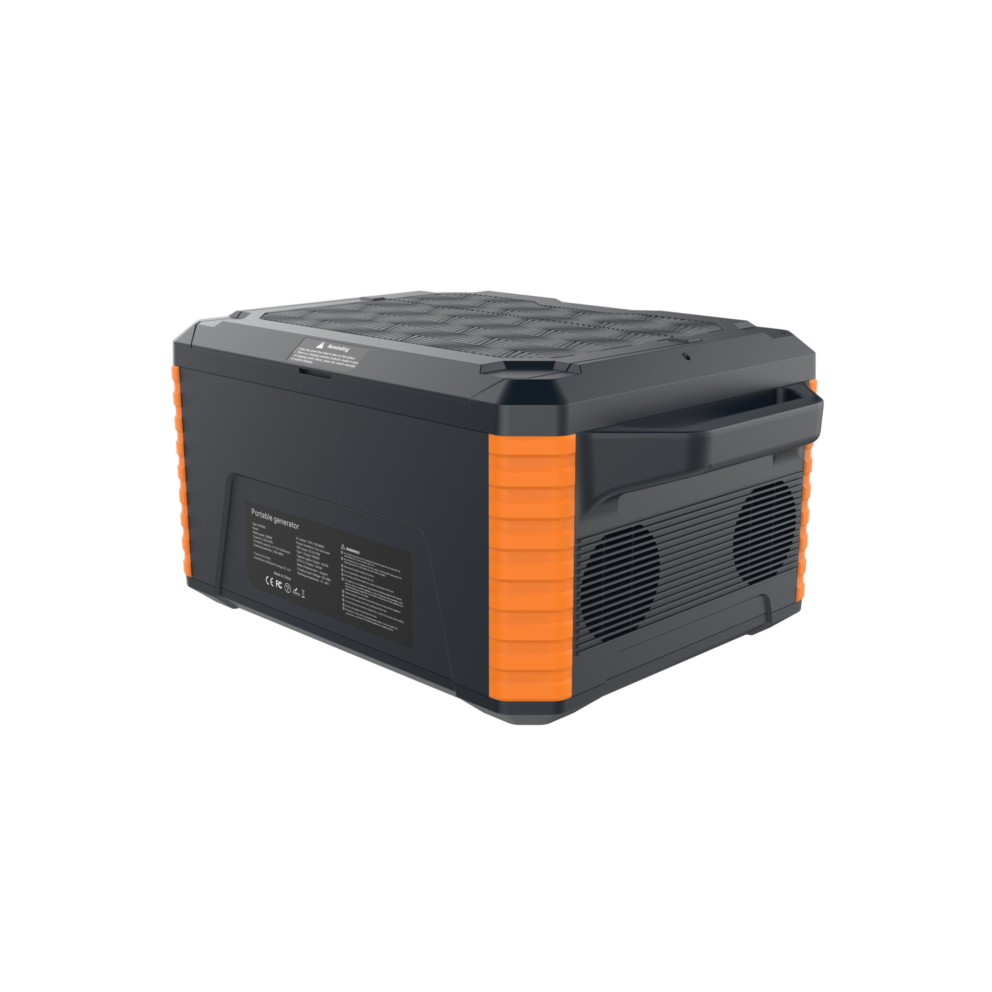 Akron, Wattbricks 4000w Peak Portable Solar Generator, Volts 110 Max ...