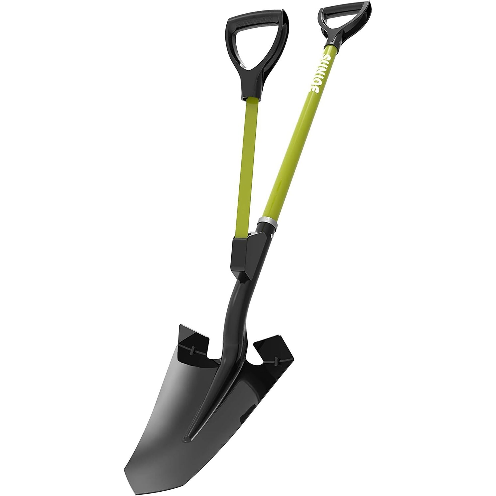shovel① SunJoe SHOVELUTION 9in. Round Steel Shovel with Spring