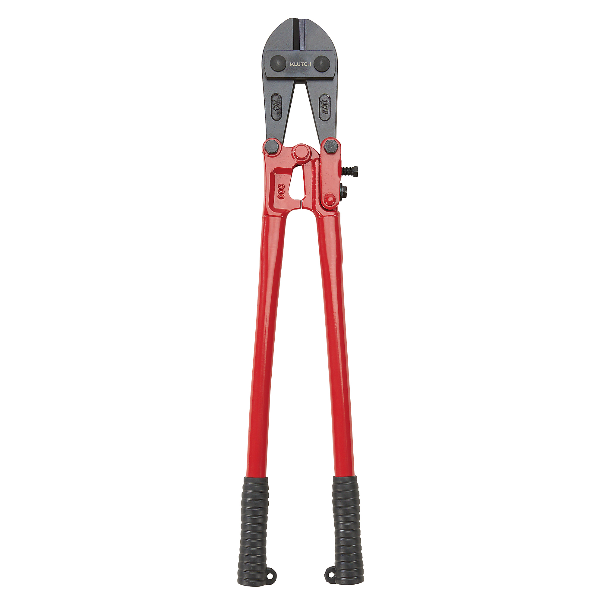 Klutch 24in. Bolt Cutter, 9in. Jaw Opening, 3in. Cutting Capacity, Cushion-Grip Handles