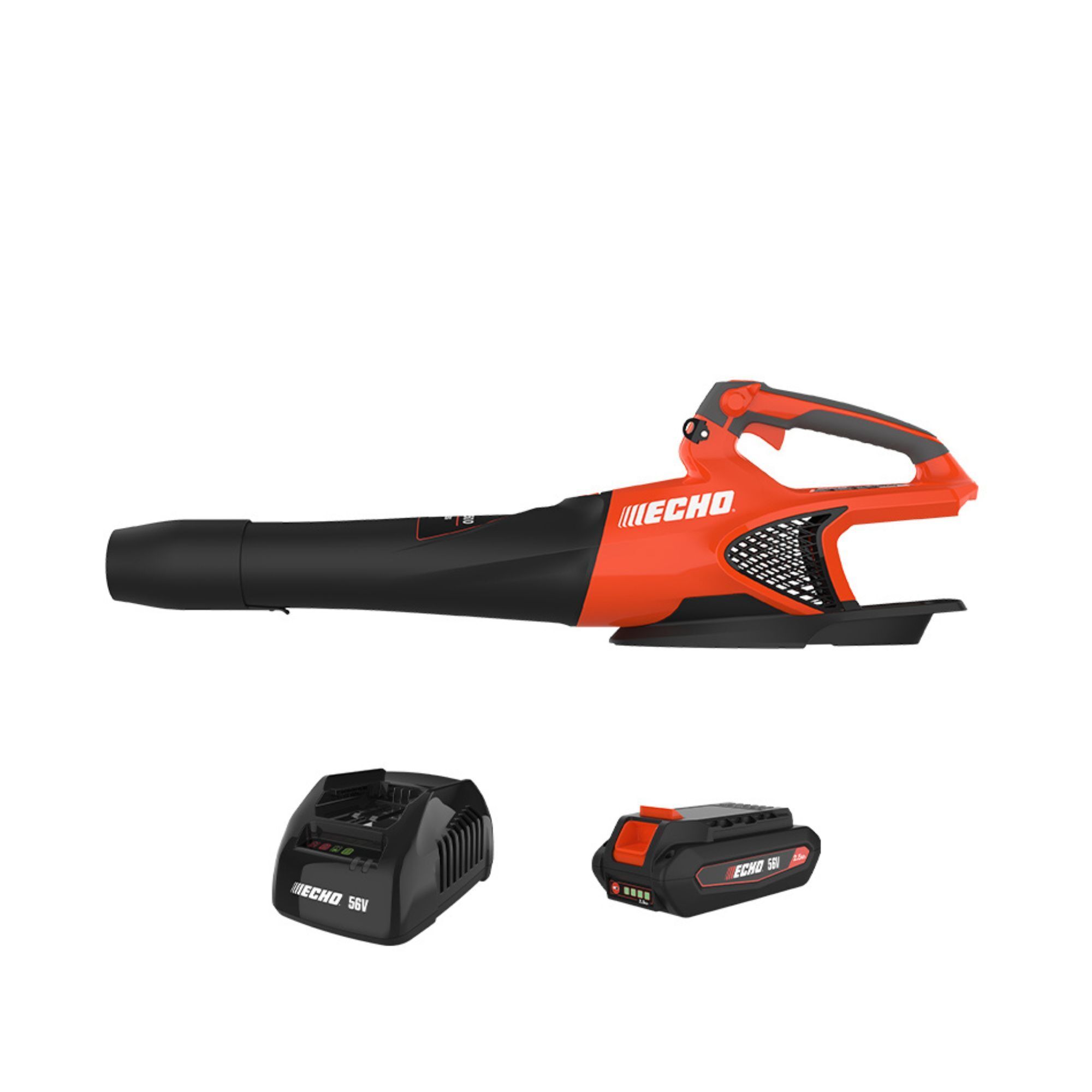 ECHO 56V Battery System, Battery-Powered Handheld Blower, Includes 2.5Ah Battery and Standard Charger, Model# DPB-2500C1