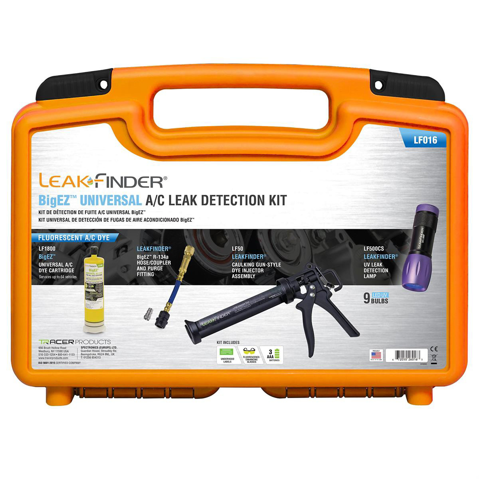 Tracer Products LeakFinder BigEZ AC Kit — Model# TRALF016