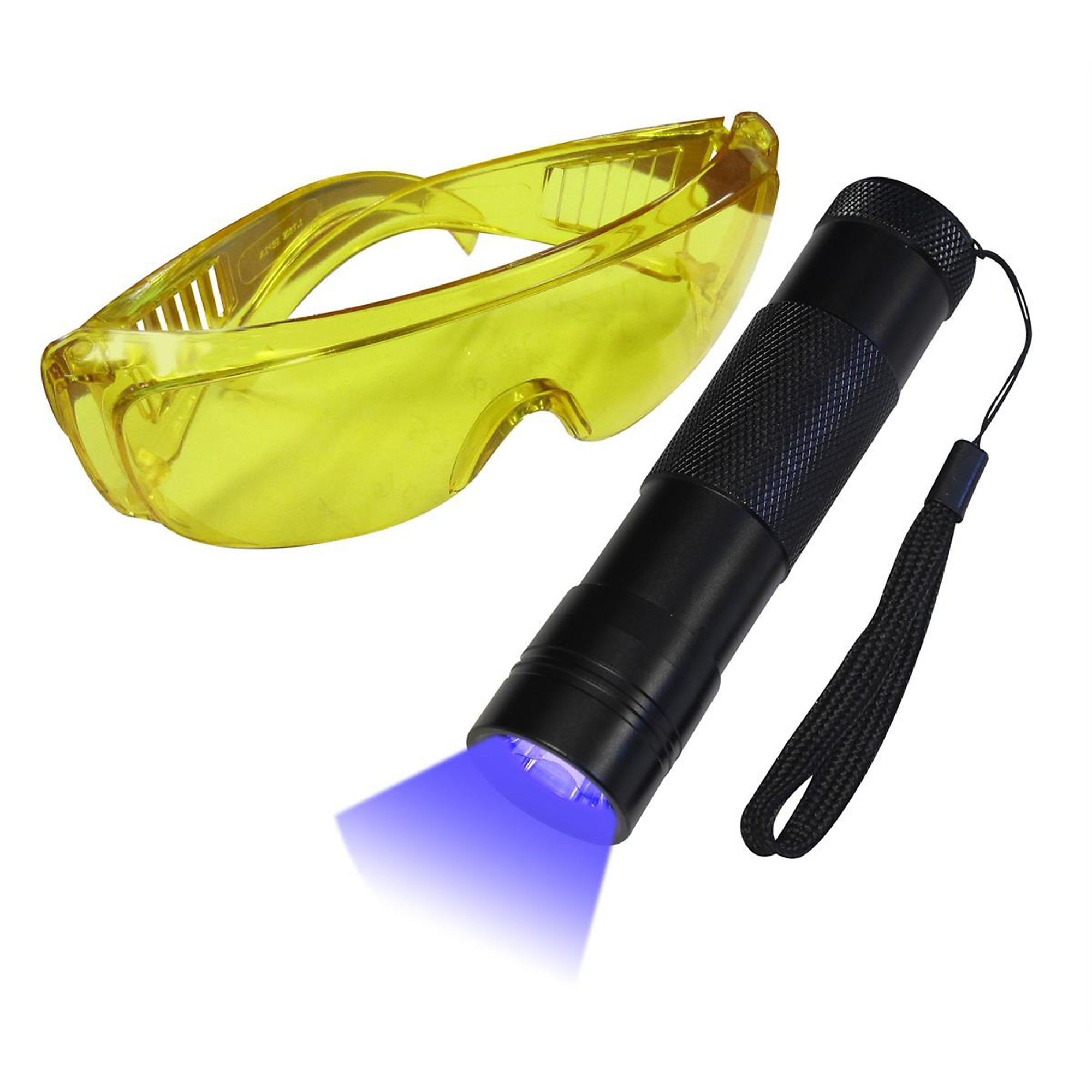 Mastercool True UV Flashlight — Aluminum, High-Intensity UV Bulb, Easy Grip, Model# MSC53513-UV