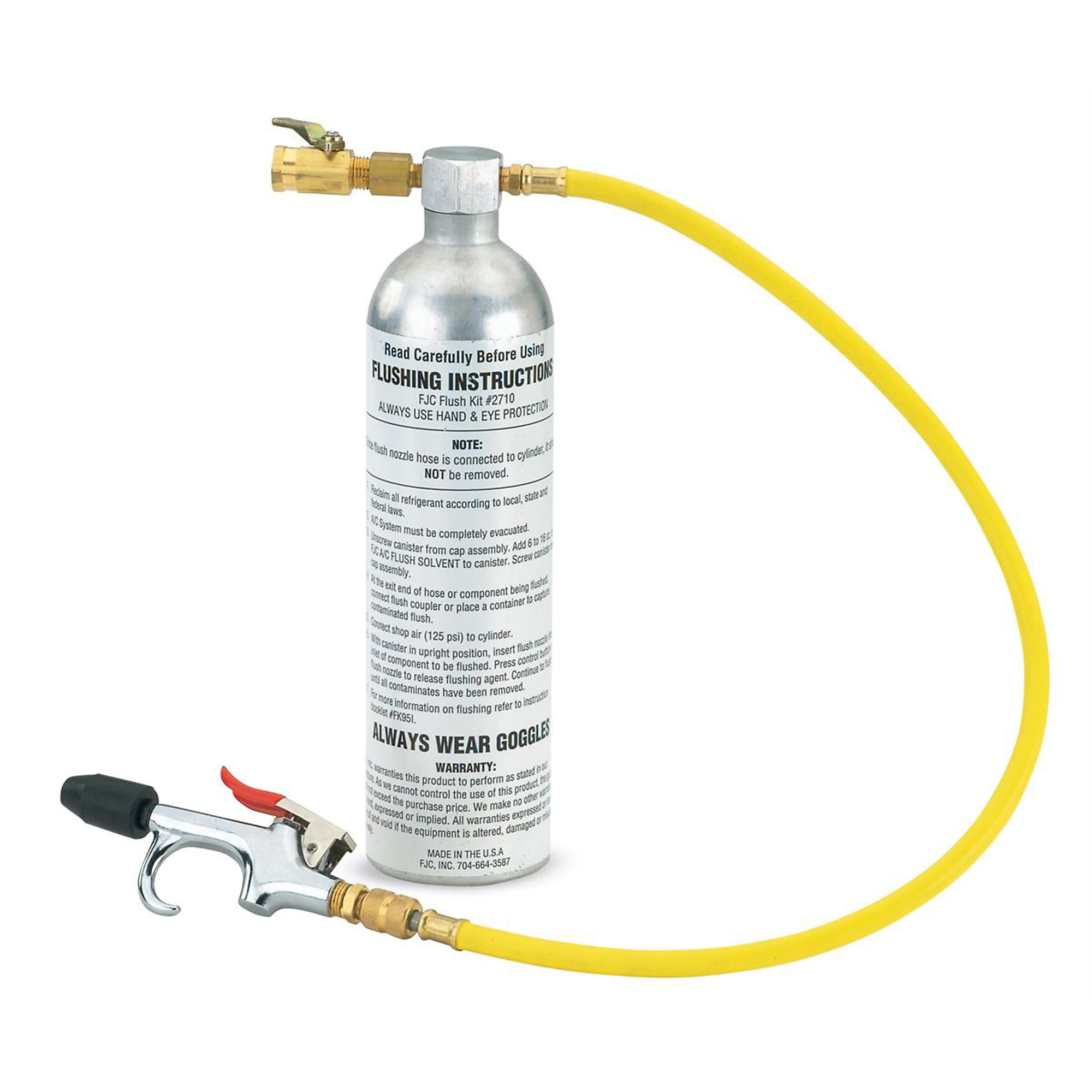 FJC Flush Kit — Reusable Canister, 18 Oz. Capacity, Model# FJC2710