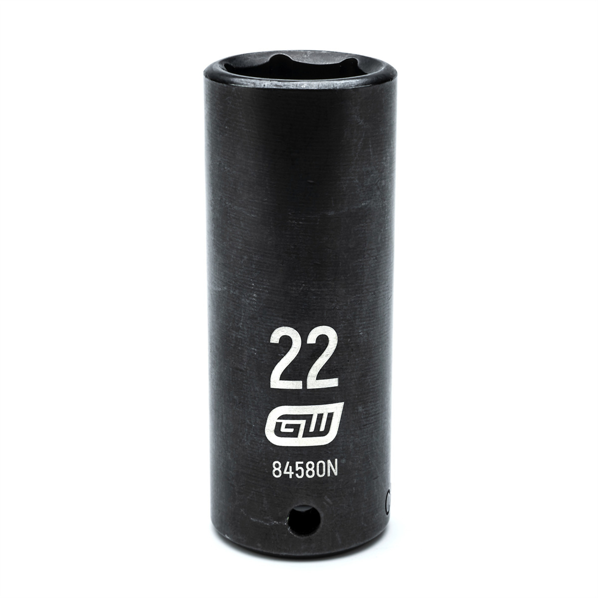 GearWrench 1/2in. Drive Deep Impact Socket — 22mm, 6-Point, Model# KDT84580N