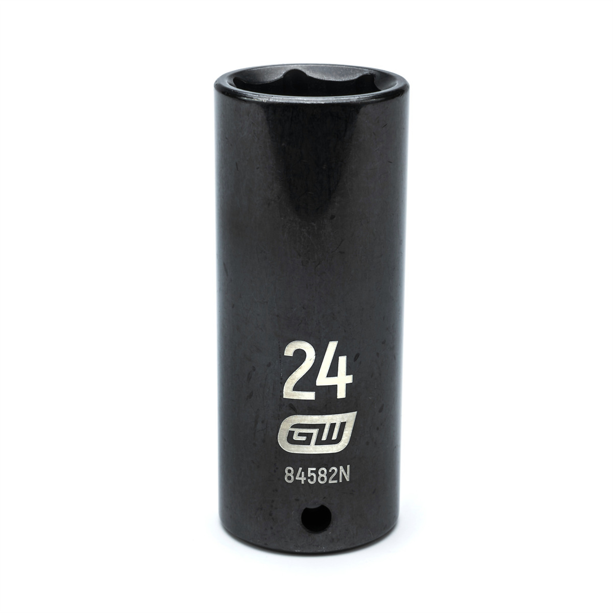 GearWrench 1/2in. Drive Deep Impact Socket — 24mm, 6-Point, Model# KDT84582N