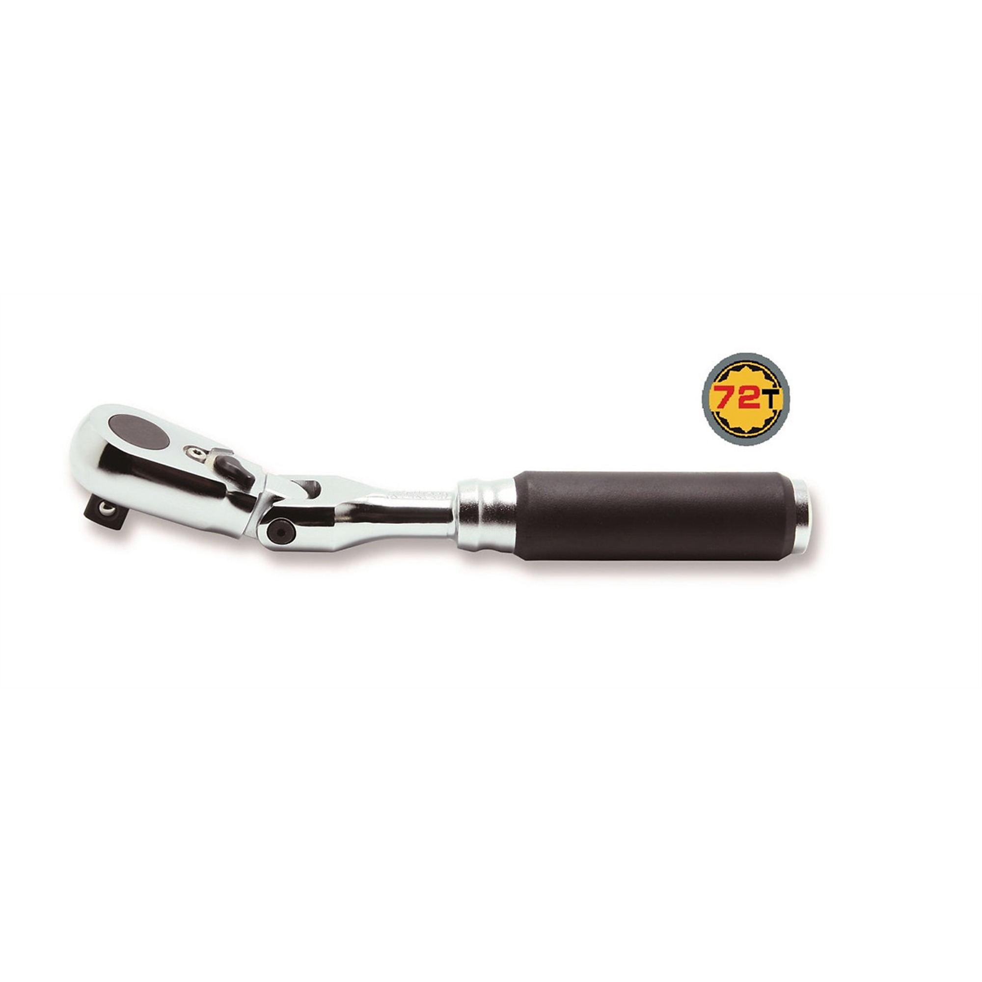 Ko-ken USA 3/8in. Sq. Dr. Ratchet Handle — 72 Teeth, Flexible Head, 178mm Length, Model# KKN3726Z