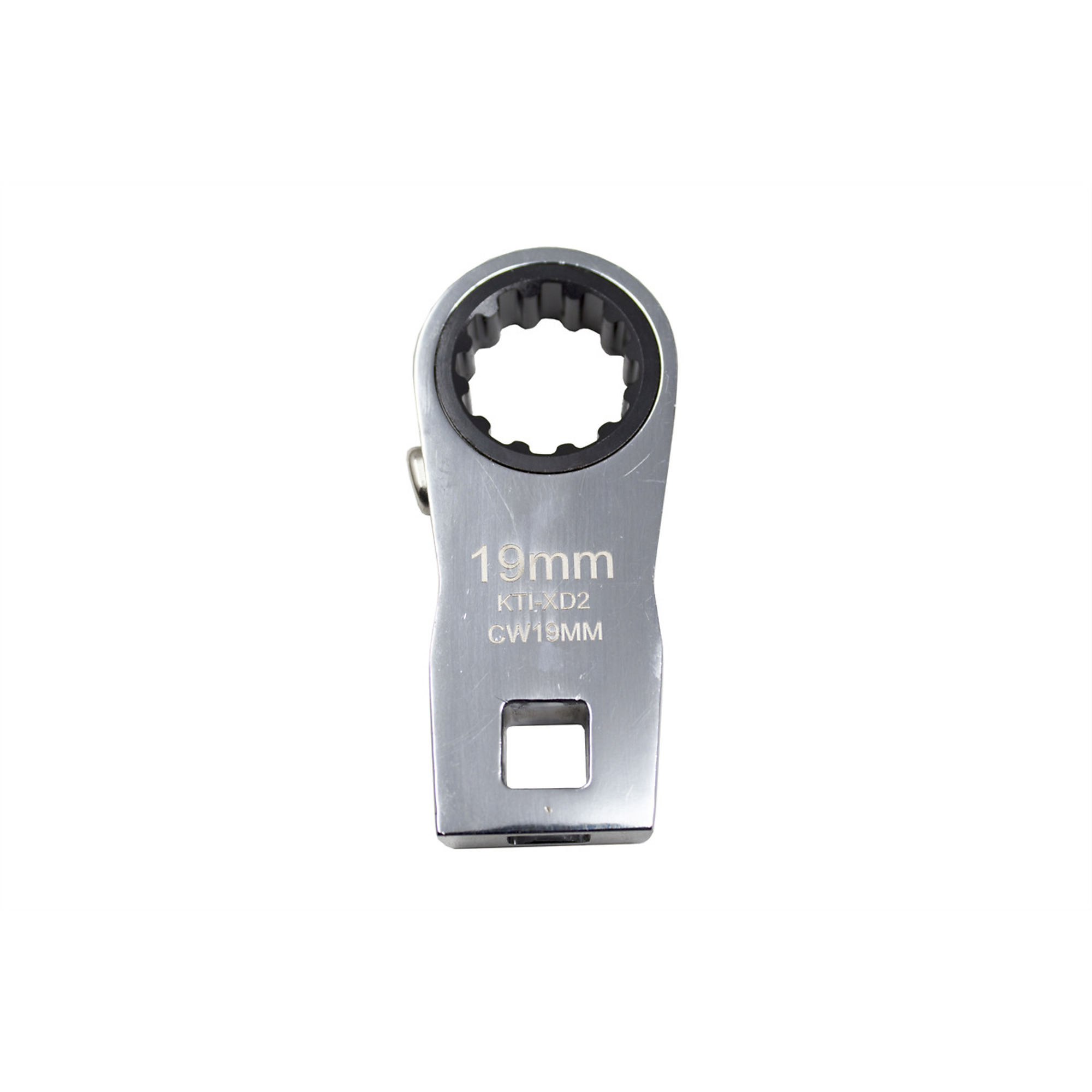 Ratcheting Wrench — 19mm, 3/8in. Drive, Model# KTIXD2CW19MM