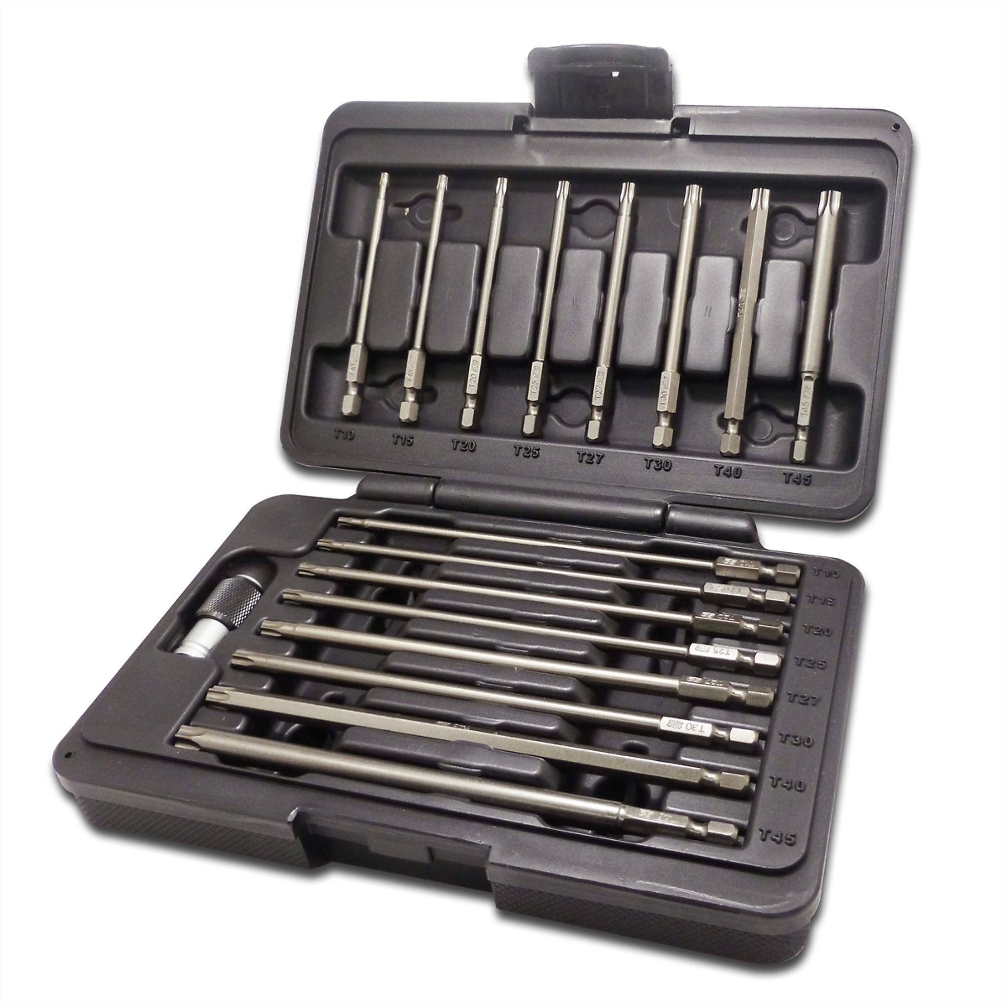 Vim Tools Torx Plus Power Drive Bit Set — 17-Piece, 3.5in. & 6in. Lengths, Model# VIMPDIP100