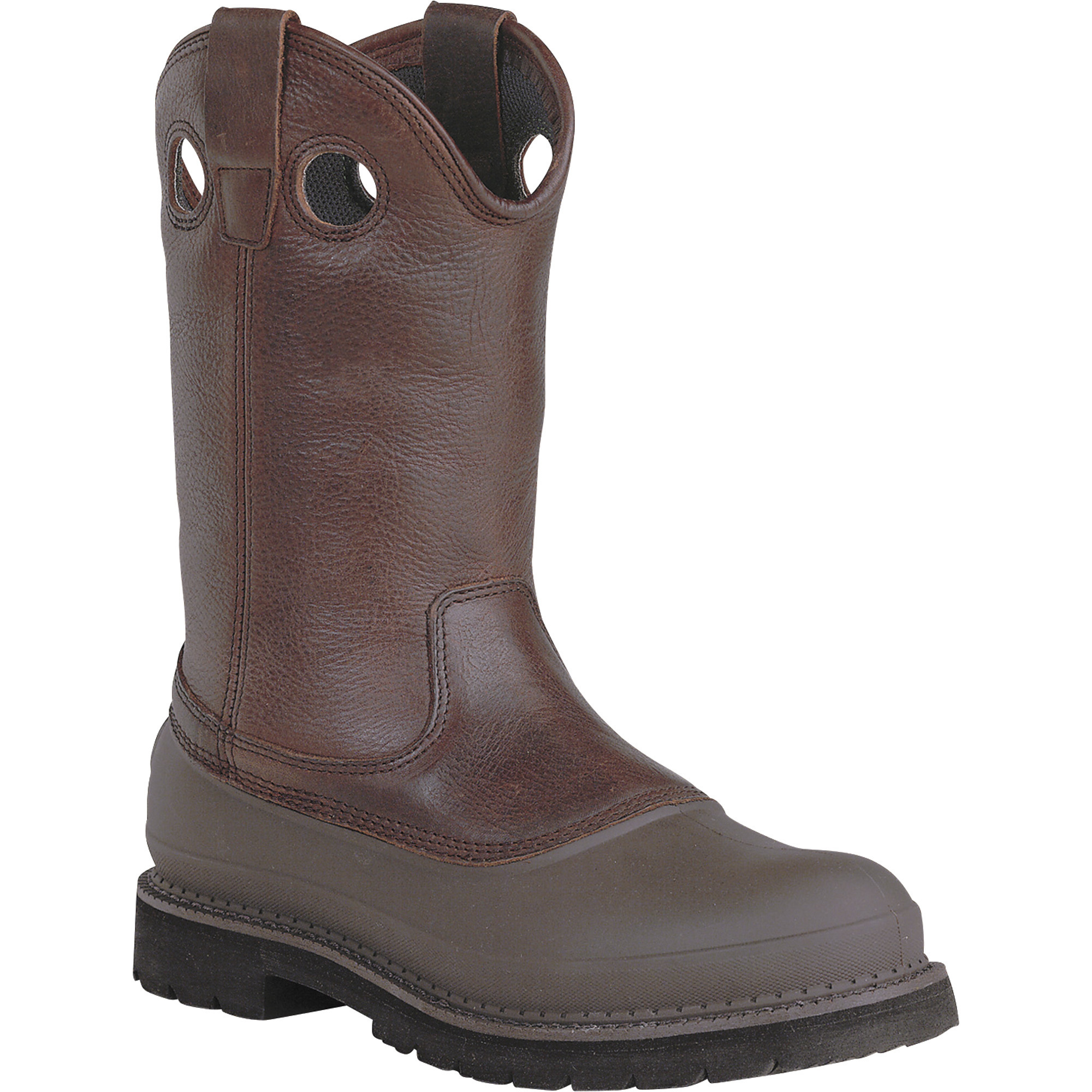 Georgia Men s 11in. Muddog Pull On Steel Toe Comfort Core Work Boot Brown Size 8 1 2 Model G5655 Northern Tool