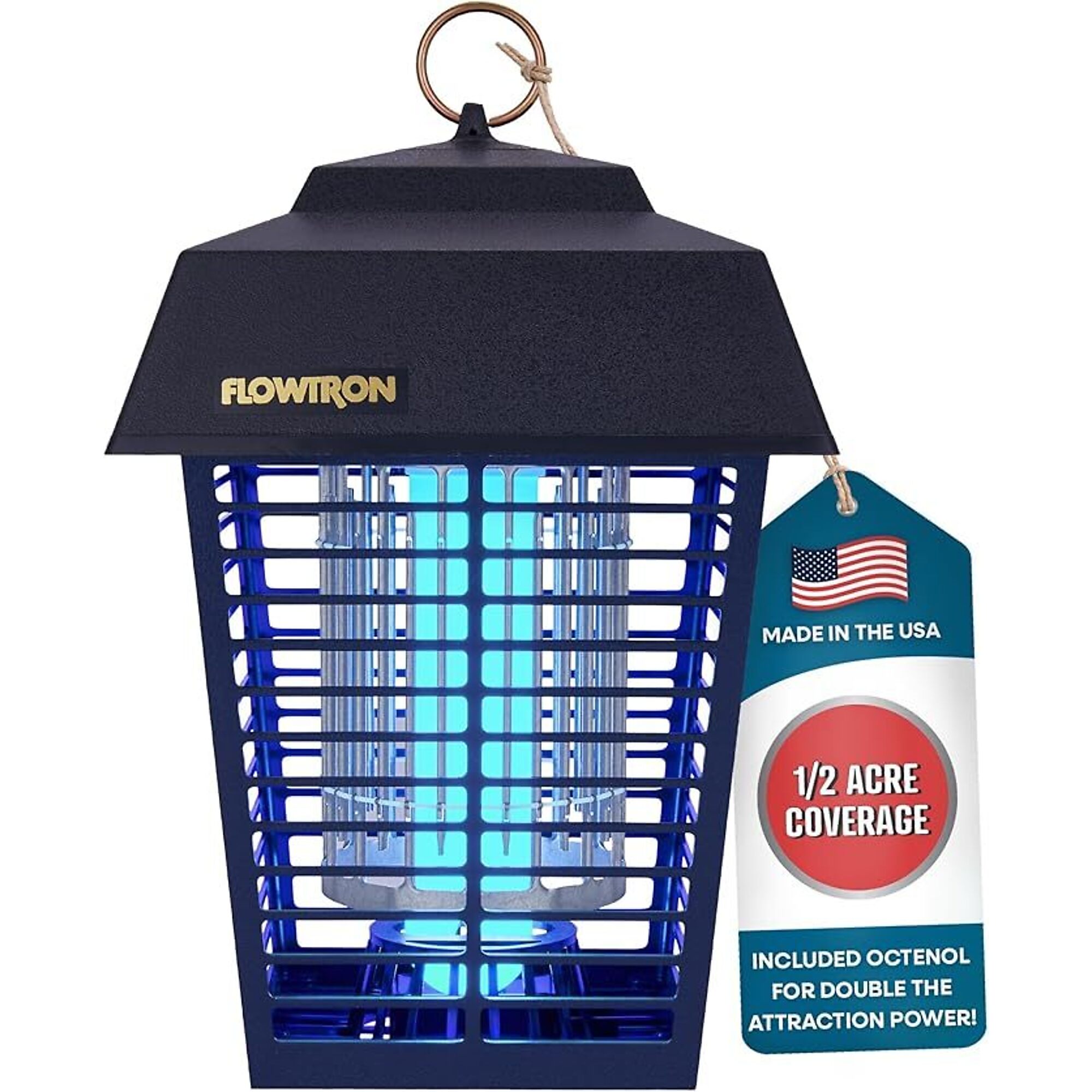 Flowtron, Outdoor bug control with UV Octenol attractant, Model# FLWBK15D