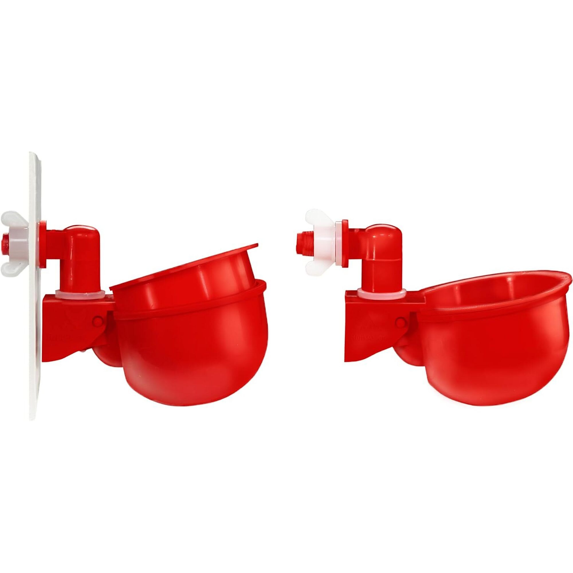 RentACoop, DIY Autofill Cups with Inserts Pack of 2, Great for Chickens, Turkeys, Peafowl, and Quail, Model# TT-FQJ4-48YS