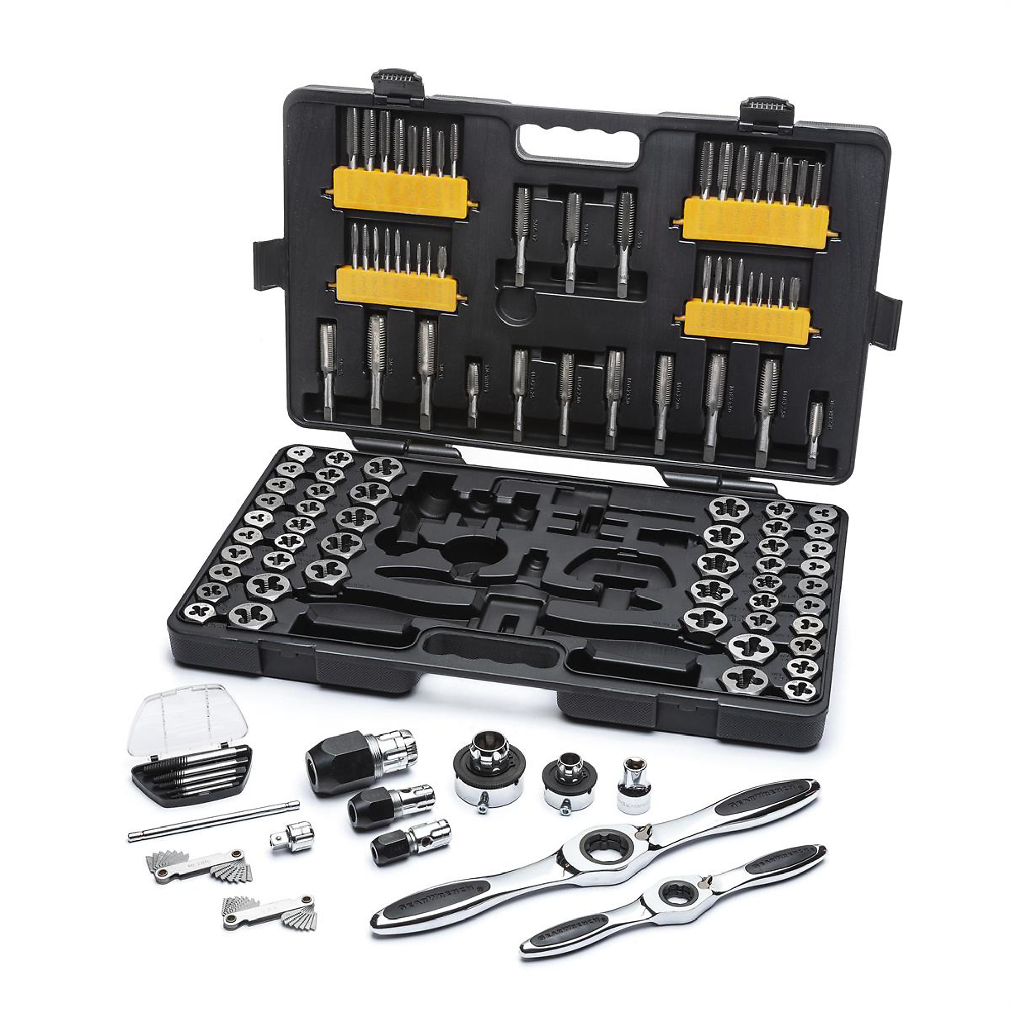 GearWrench Ratcheting Tap and Die Set — 114 Pcs, SAE, Model# KDT82812