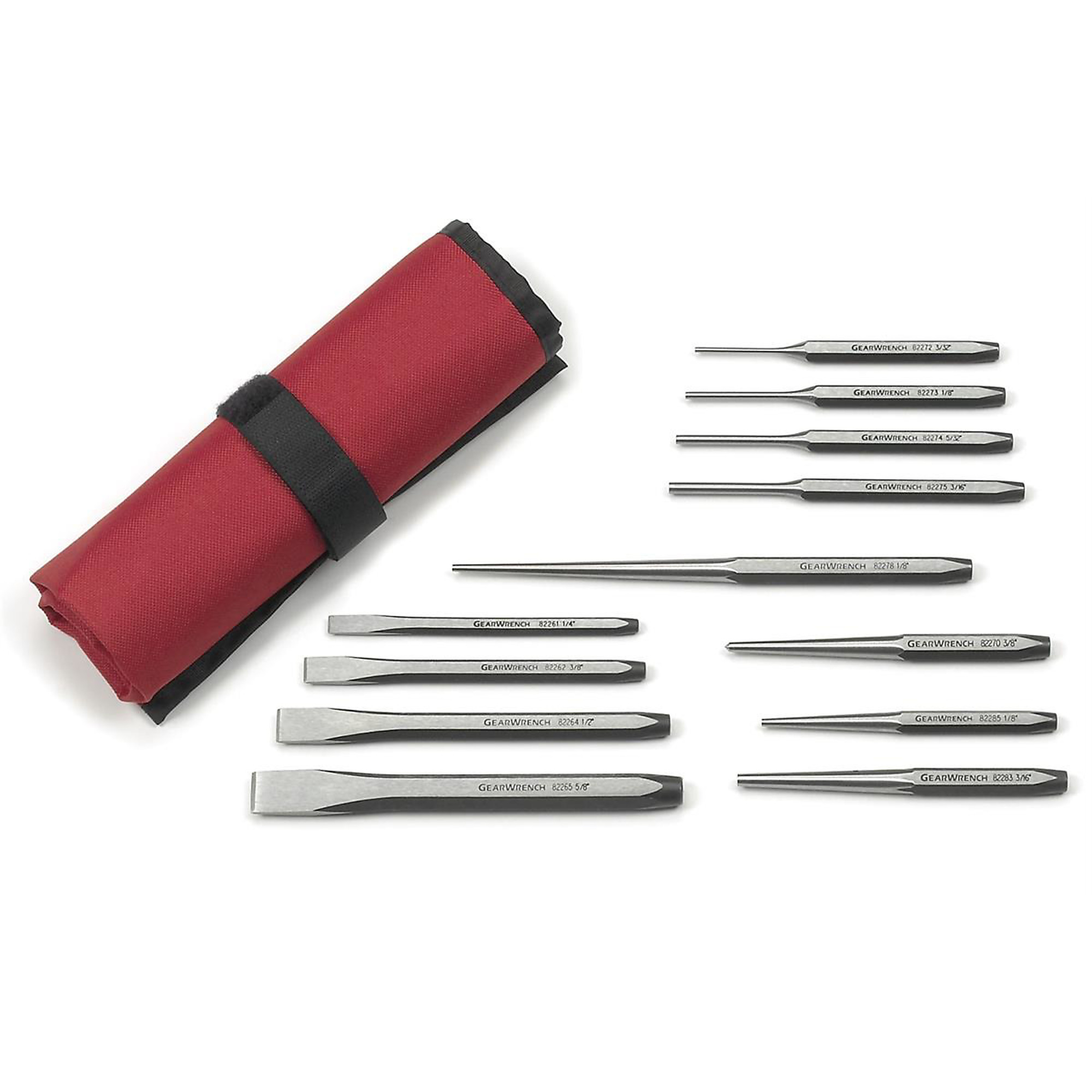 GearWrench Punch and Chisel Set — 12-Piece, Model# KDT82305