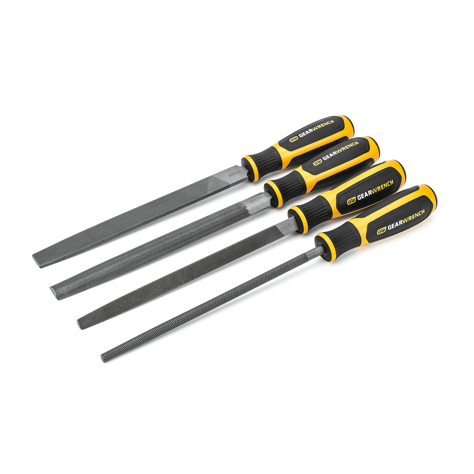 GearWrench 4-Piece Bastard File Set — 8in., Model# KDT82820H