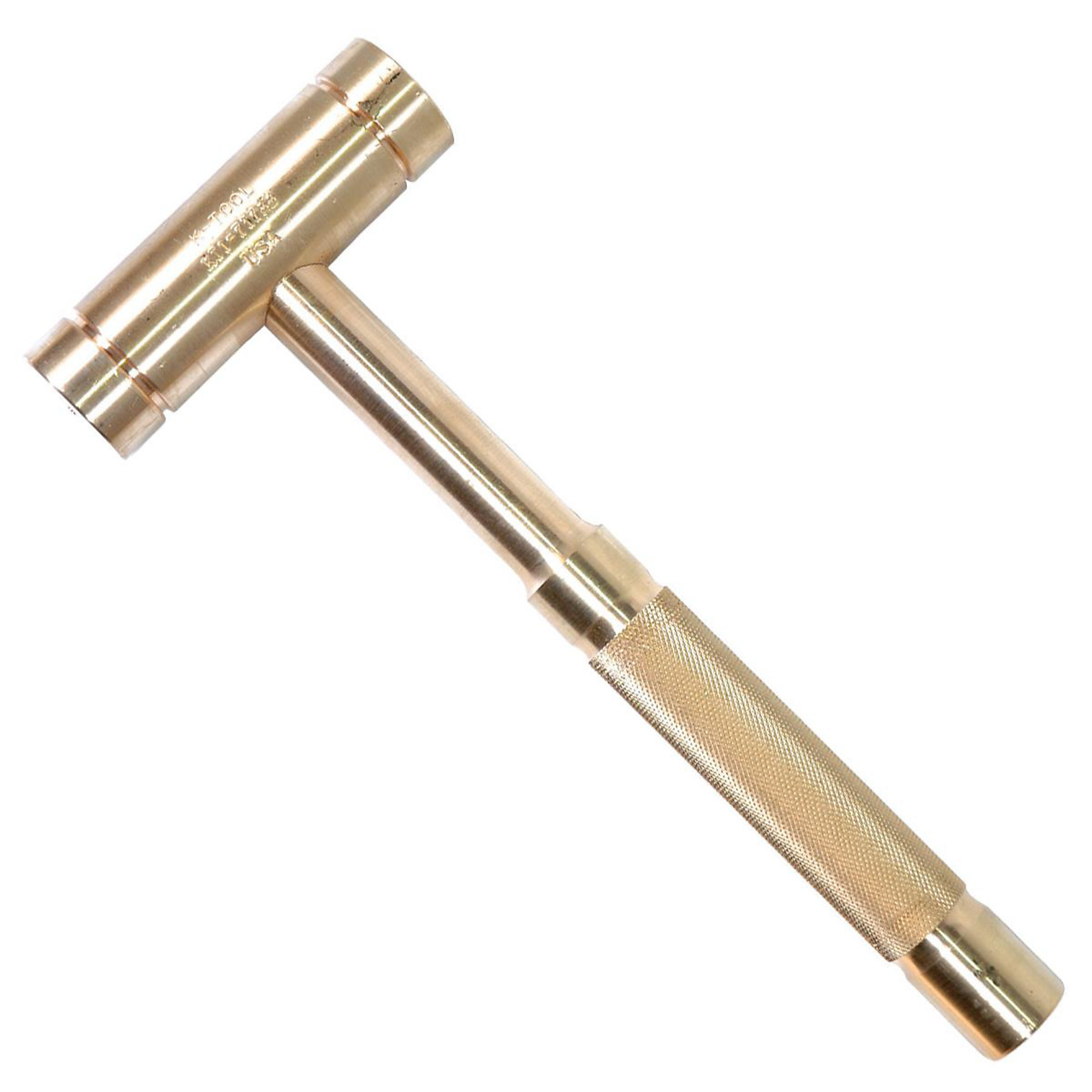 K Tool International Brass Hammer — 48 Oz., 1 1/4in. Head Diameter, Model# KTI71783