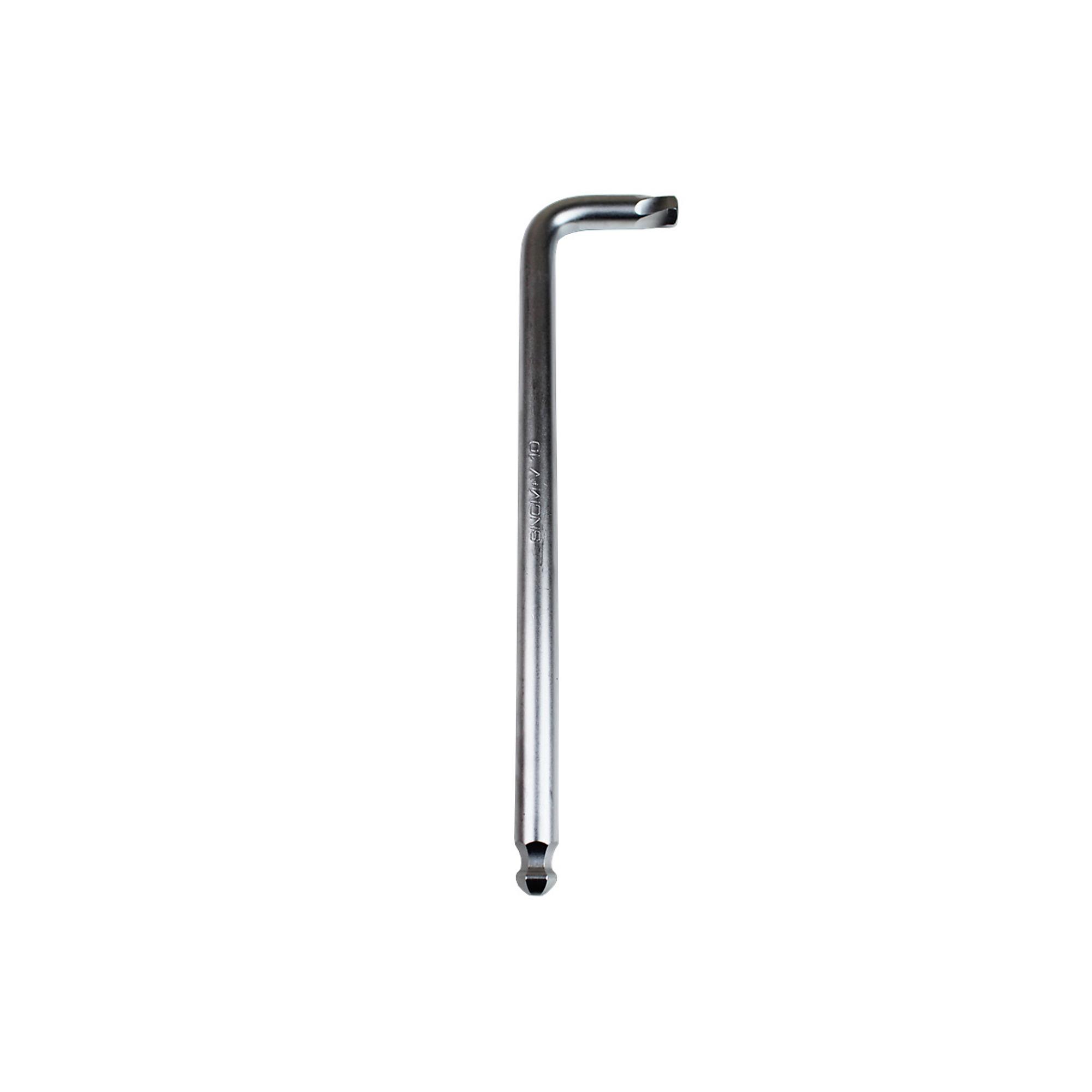K Tool International Hex Key — 4mm, Twisted, Chrome-Plated, Anti-Rust, Model# KTI75455