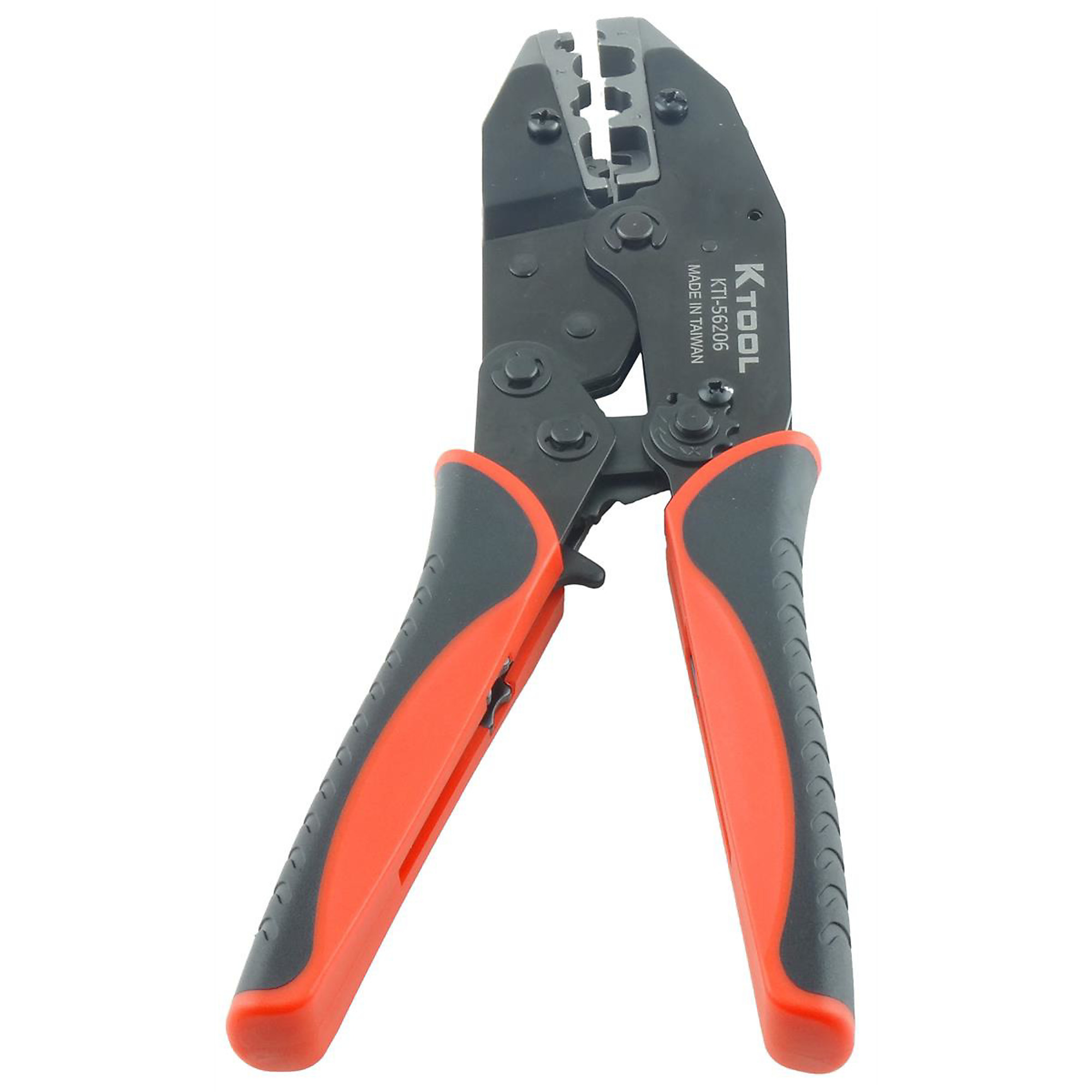 K Tool International Ratcheting Crimper — 8.7in., 1mm², Model# KTI56206