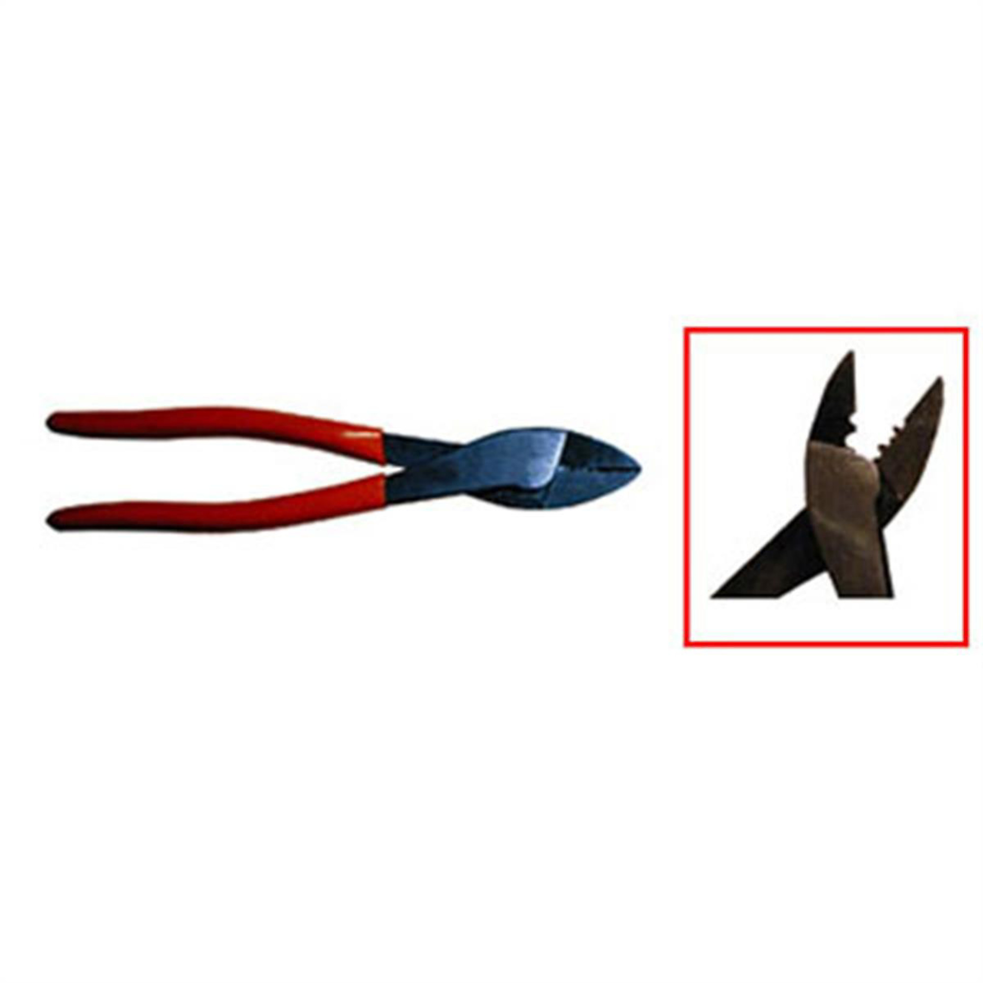 V-8 Tools Crimper Cutter — 9 3/4in. Length, 1in. Blade, Non-Insulated, Model# V8T904