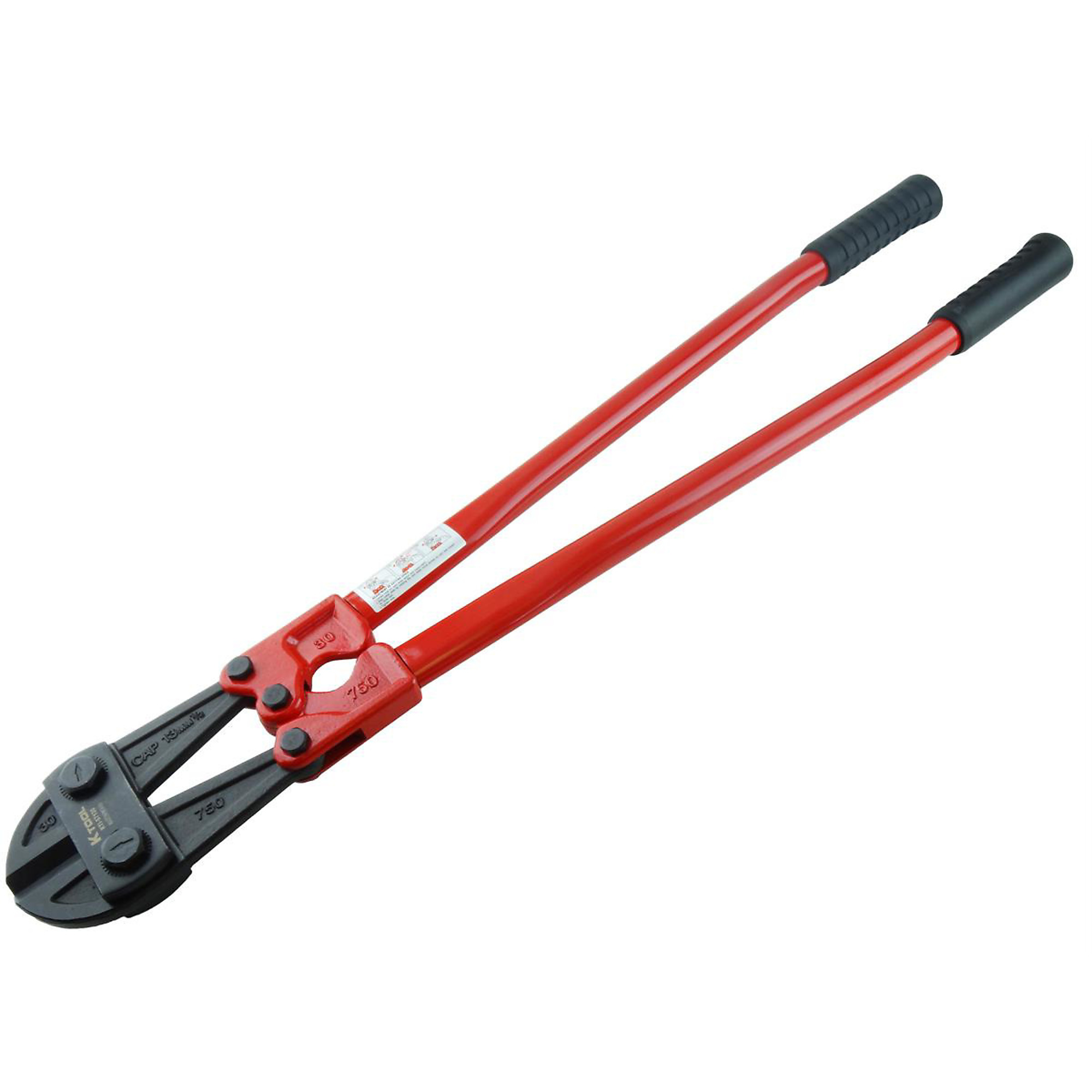 K Tool International Bolt Cutter — 30in. Length, 1in. Blade, Chrome Vanadium Alloy Jaws, Model# KTI57130