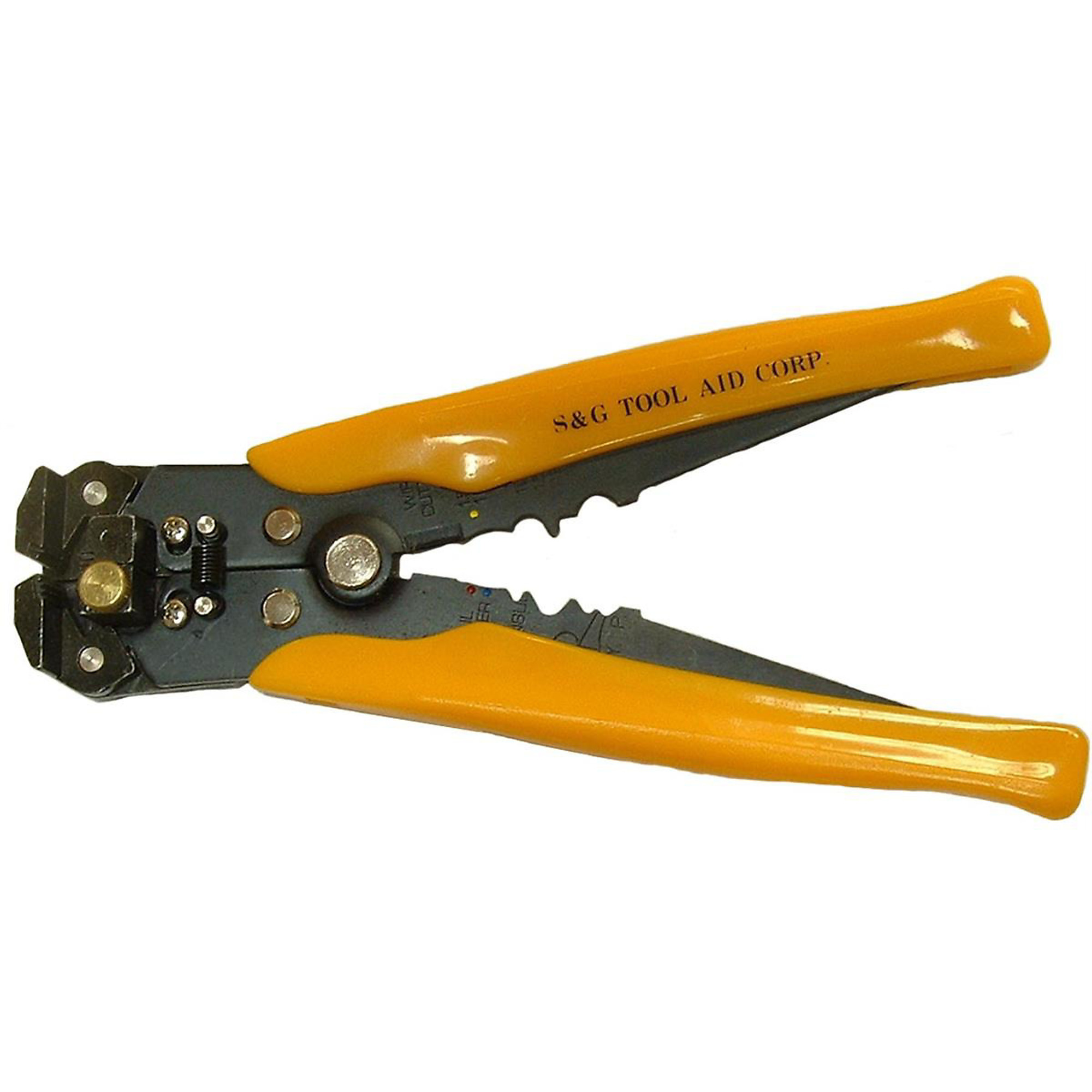 SG Tool Aid Wire Stripper and Cutter — 1in. Blade, 8.25in. Length, Insulated Handles, Model# SGT18950