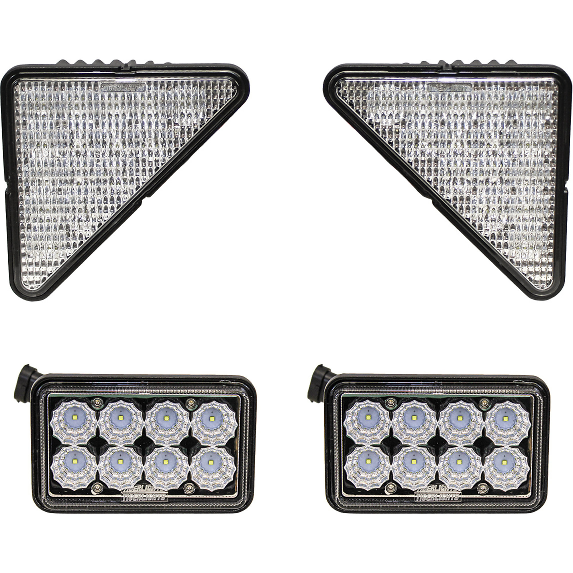 Tiger Lights, Bobcat Skid Steer LED Light Kit (For Older Models), Light Type LED, Included (qty.) 4 Model# BOBCATKIT1