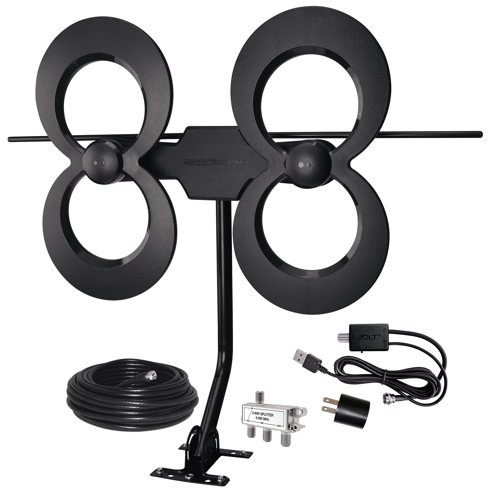 Antennas Direct, ClearStream HDTV 70+ Mile Indoor Outdoor Antenna, Model# C4M-AC