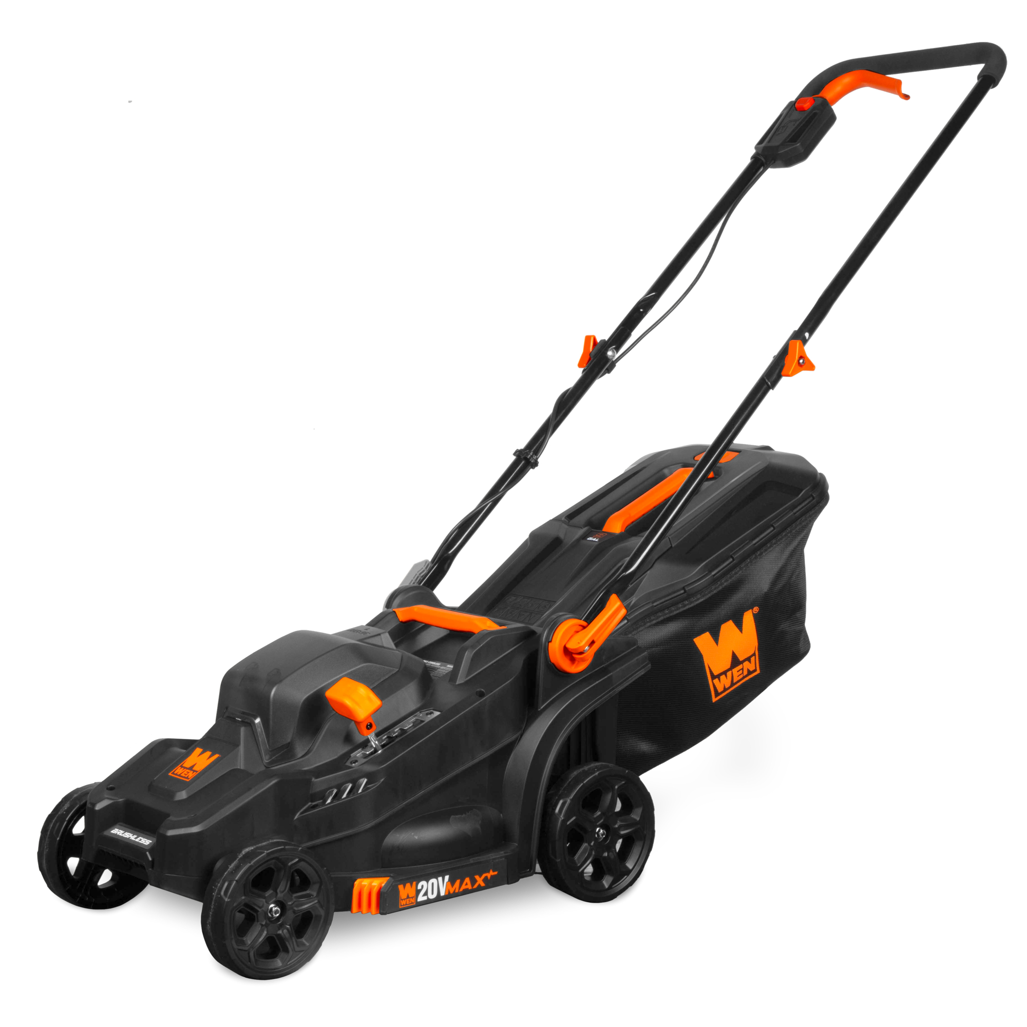 WEN, 15in. Cordless Lawn Mower w/ 5Ah Battery Charger, Cutting Width 15 in, Power Source Battery, Model# 20835