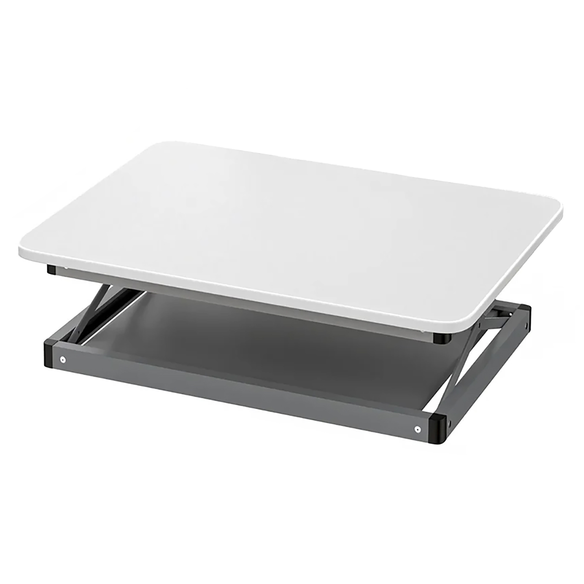 Uncaged Ergonomics, CHANGEdesk Mini Standing Desk Converter, White, Width 19.5 in, Height 14 in, Depth 27.5 in, Model# CDMM-w