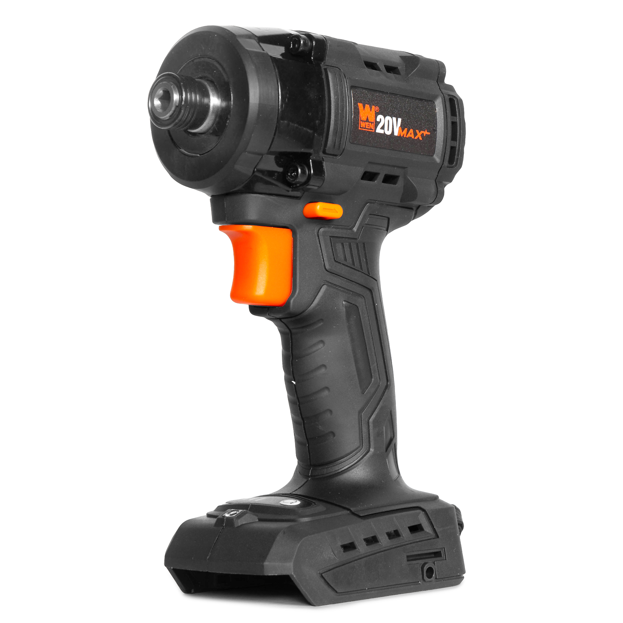 WEN, Cordless Compact 3-Speed Impact Driver (Tool Only), Drive Size 1/4 in, Max. Torque 162 ft-lbs., Volts 20 Model# 20136BT