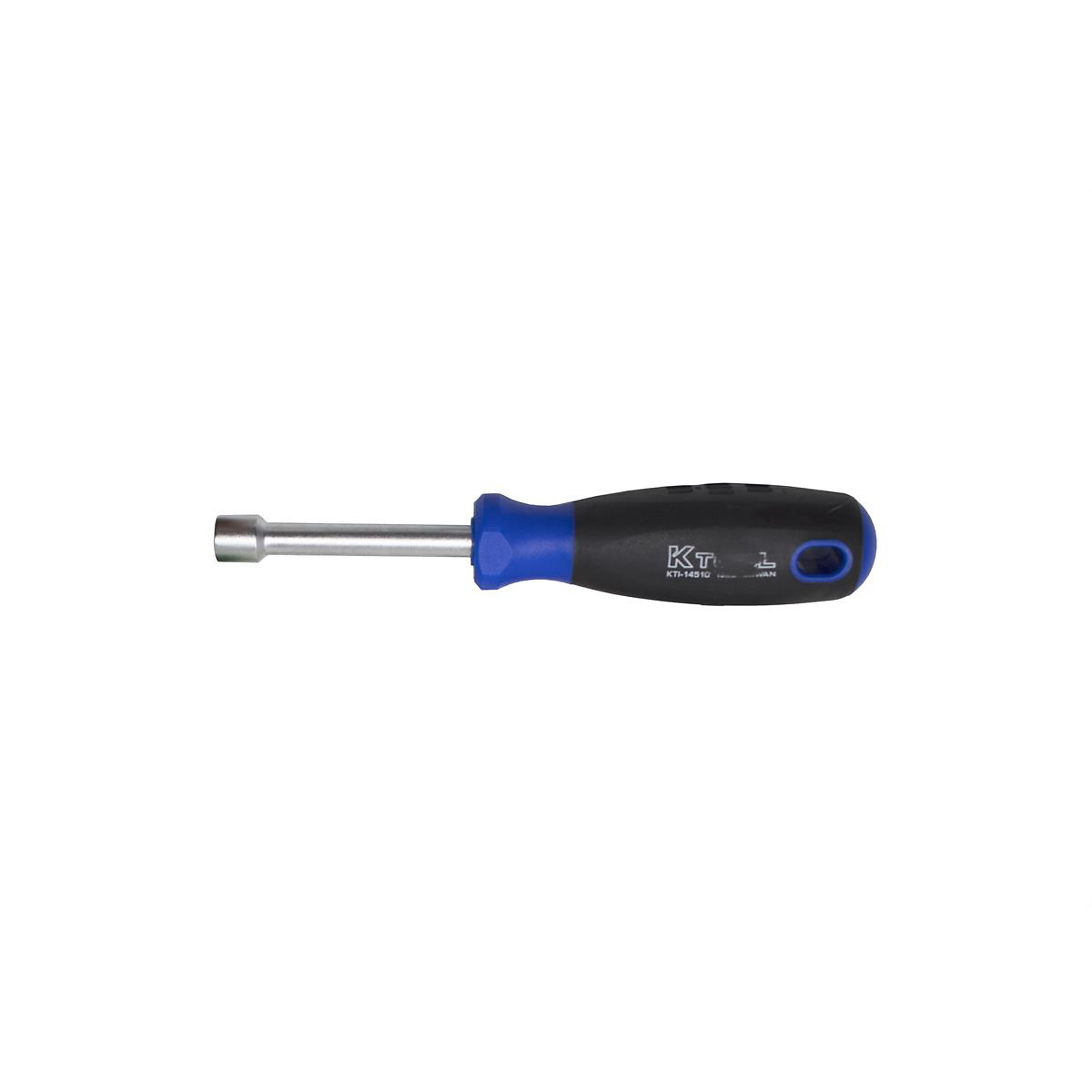 K Tool International Metric Nut Driver — 10mm x 75mm, Soft-Grip Handle, Model# KTI14510