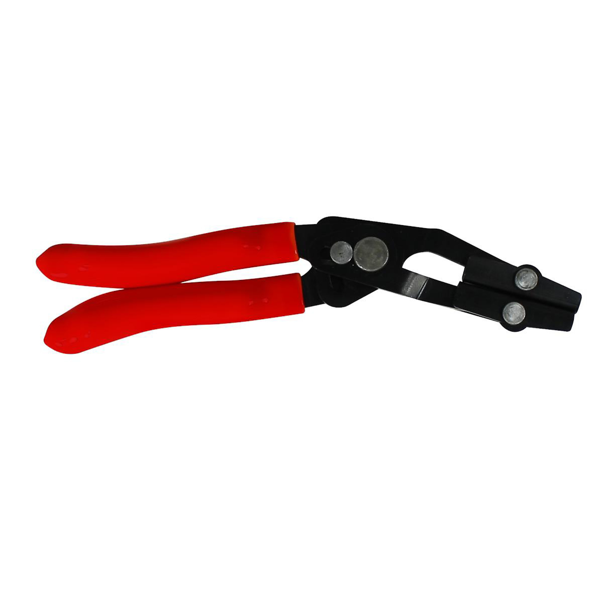 Lang Tools Small Hose Pinch Off Pliers — Self-Locking, 15° Offset Swivel Jaws, Model# KAS1460