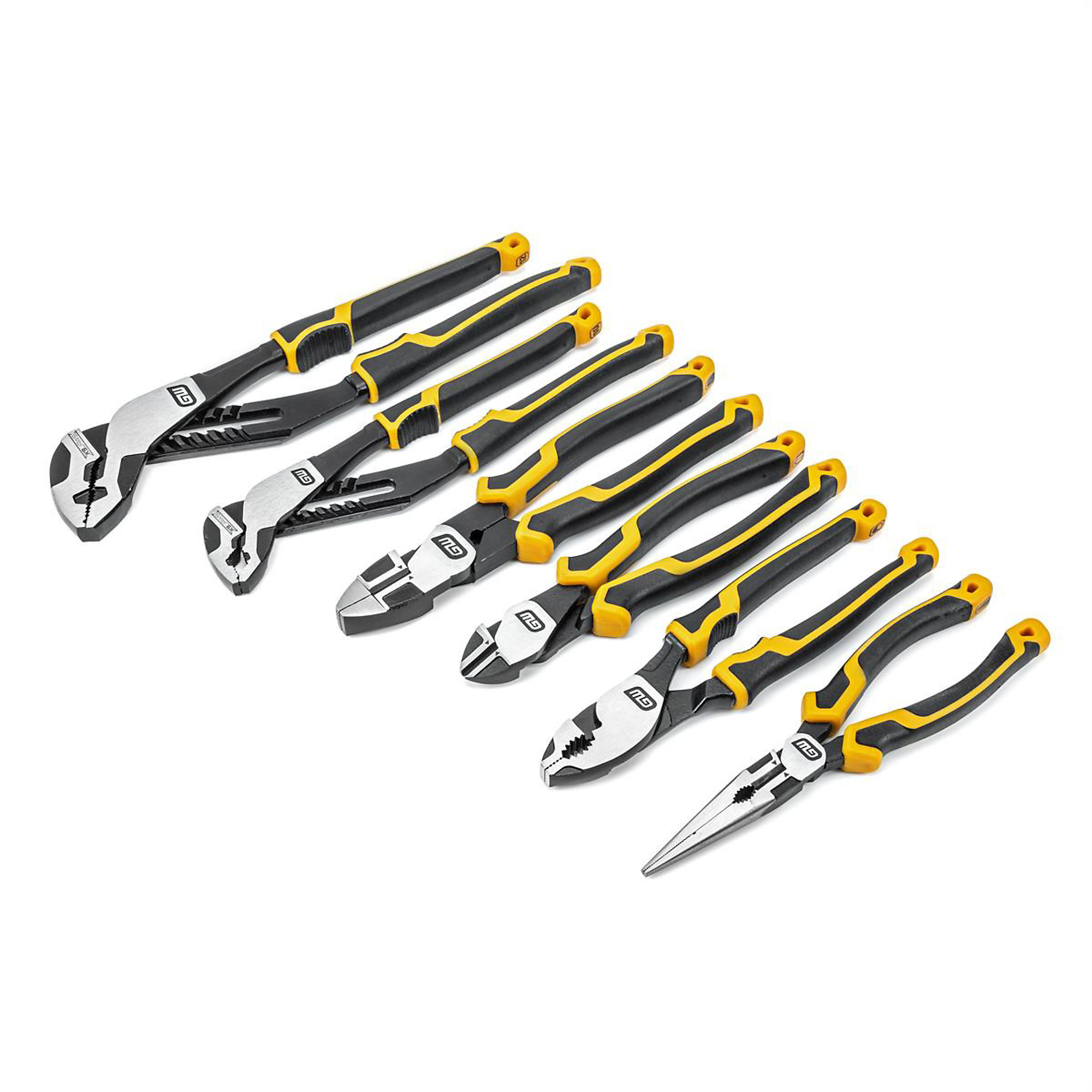 GearWrench Mixed Dual Material Plier Set — 6-Piece, Model# KDT82204C-06