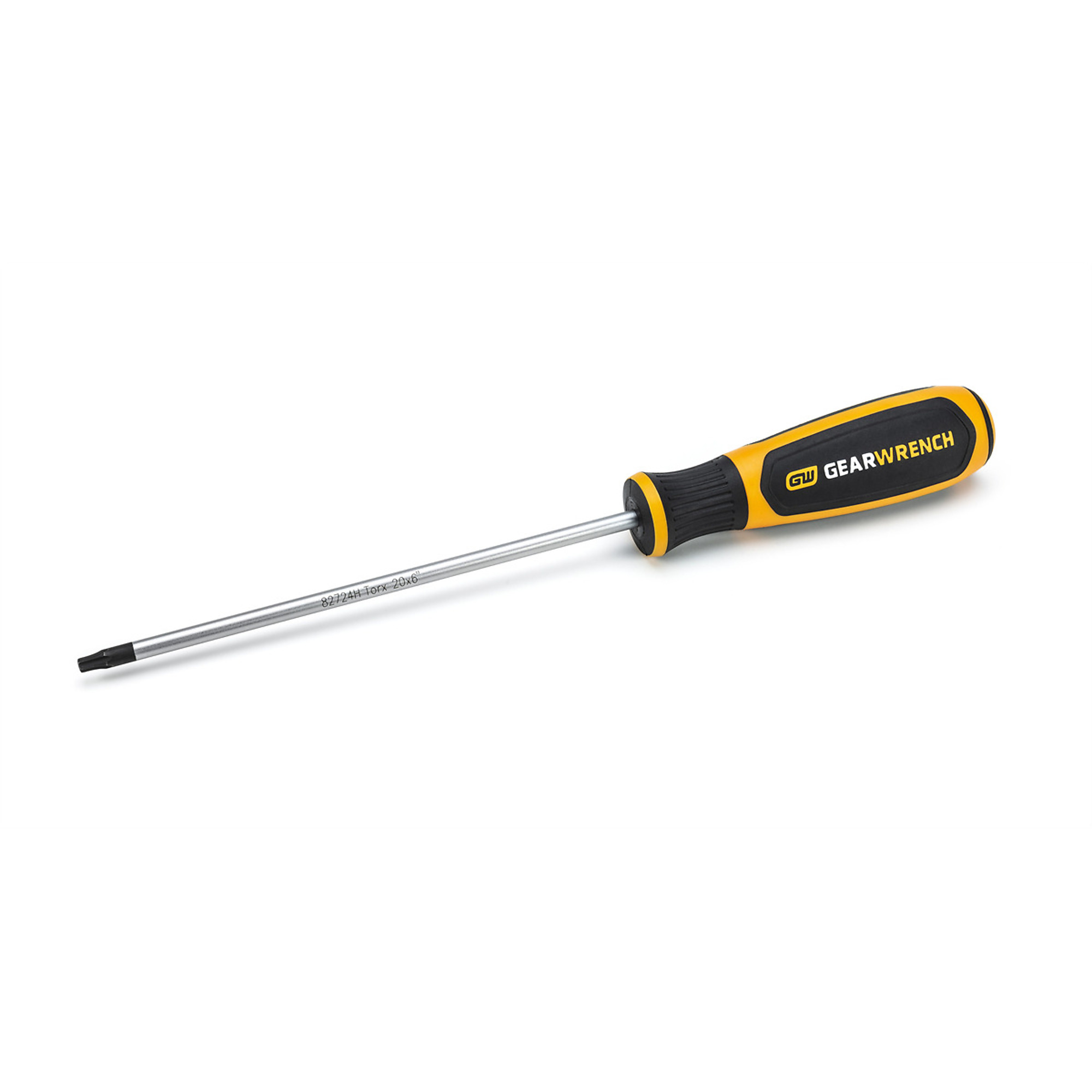 GearWrench T20 x 6in. Torx Dual Material Screwdriver, Model# KDT82724H