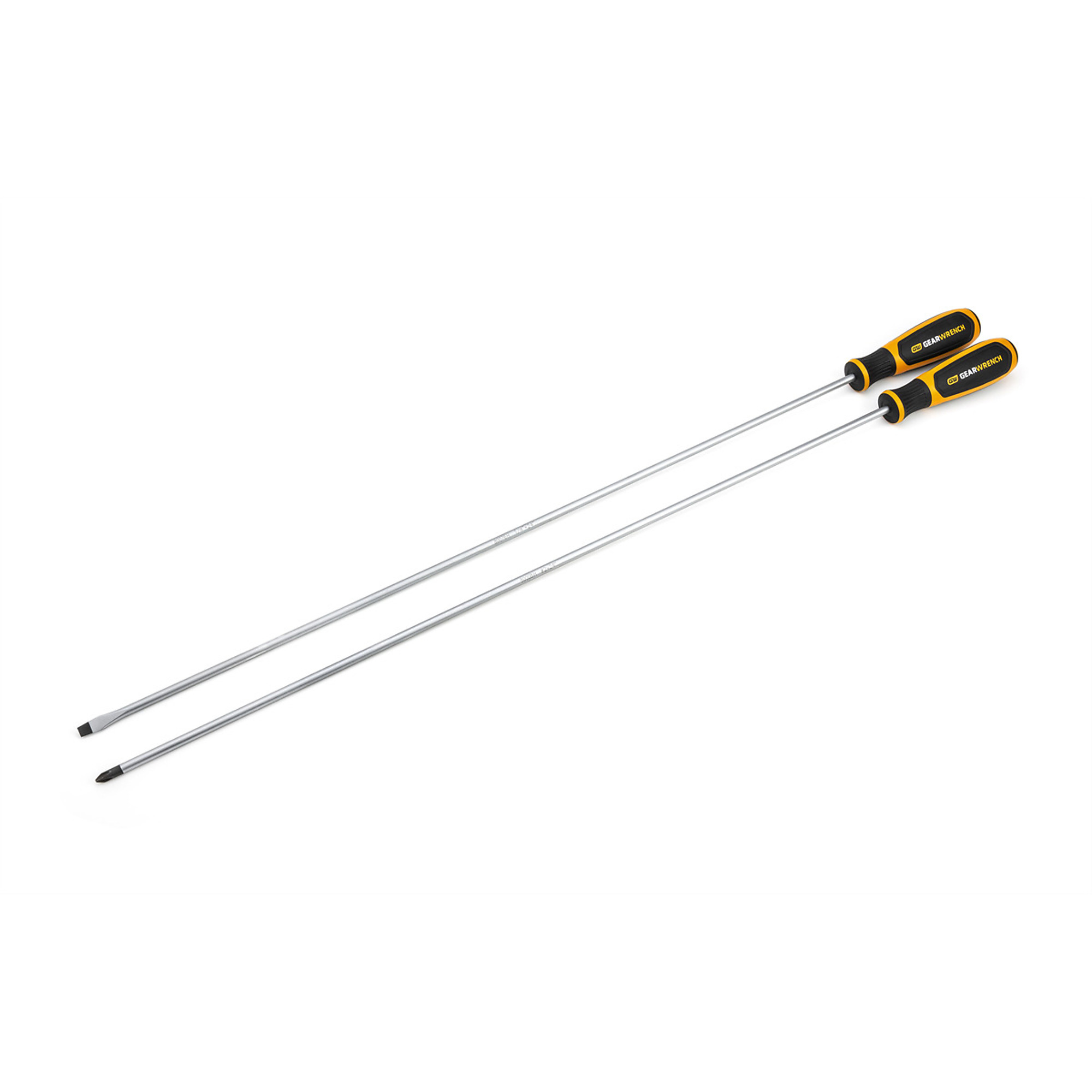 GearWrench Phillips/Slotted Dual Material Screwdriver Set — 2-Pc., Model# KDT80068H