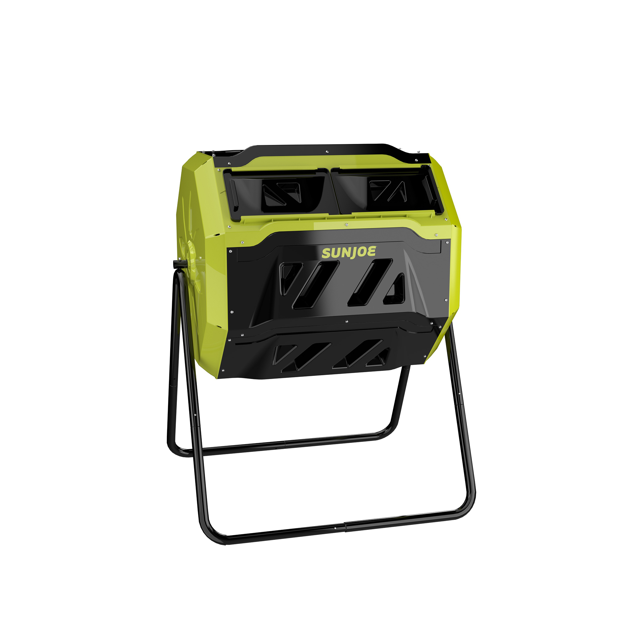 Sun Joe Dual Chamber Tumbling Composter — 42-Gallon, UV-Resistant, Waterproof, Model# SJ-CMPS1