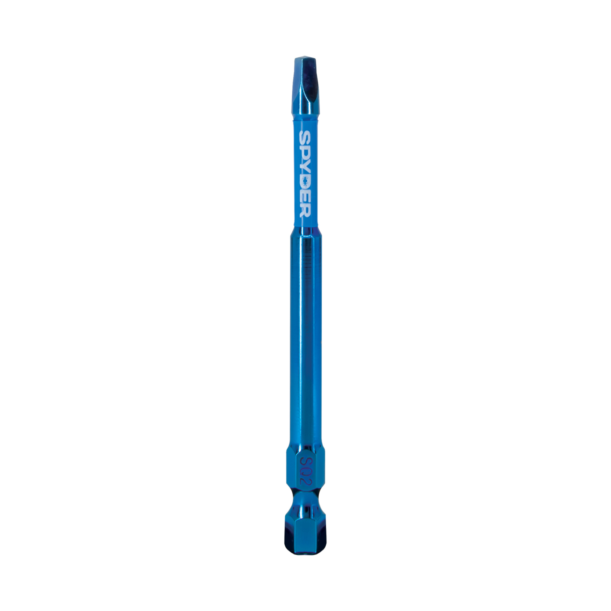 SPYDER Mach-Blue™, 2Pc 1/4in. X 3-1/2in. Mach-Blue Impact Driver Bit, Sq2 Included (qty.) 2 Model# 19058