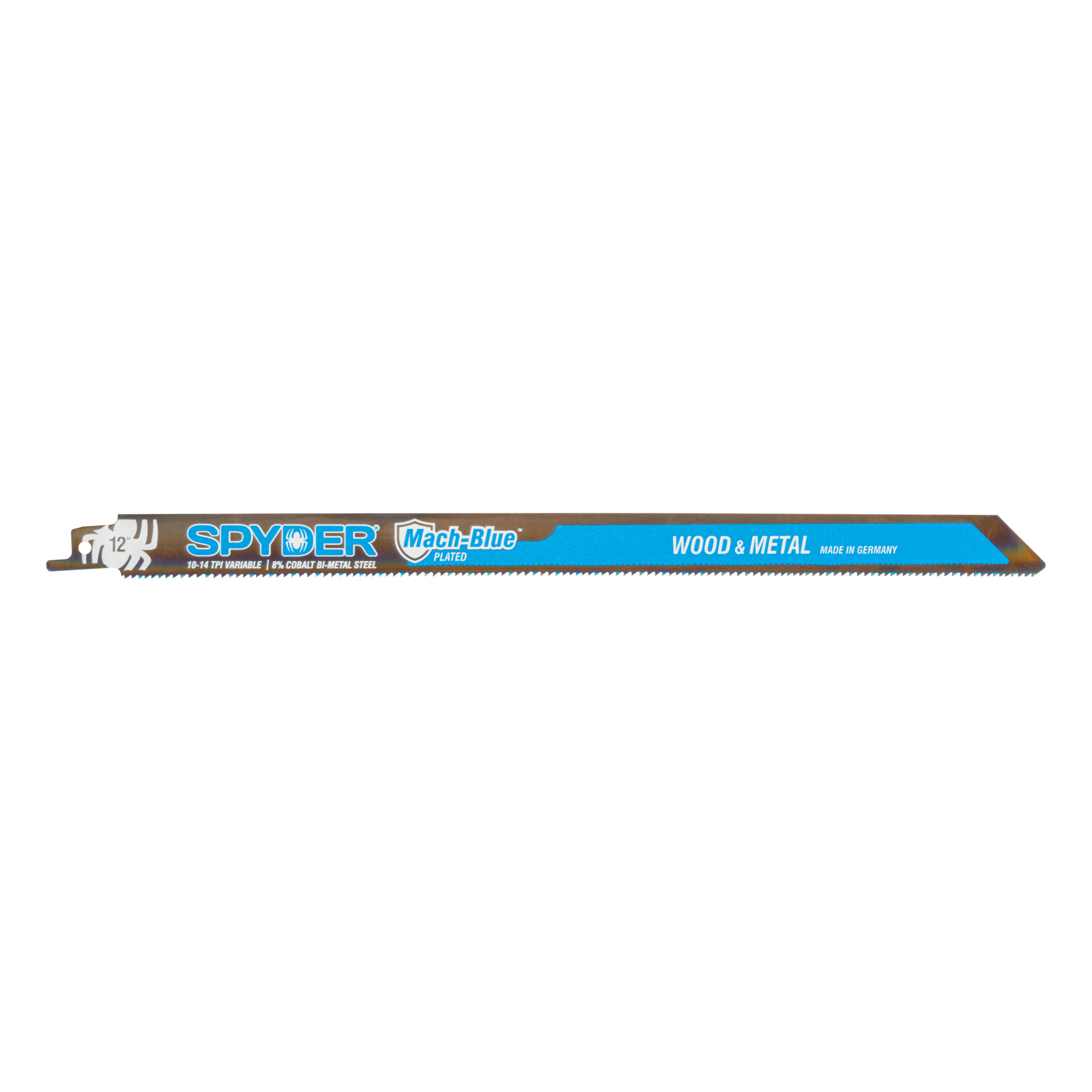 SPYDER Mach-Blue™, 12in. 10/14-Tpi Mtl Cutting Recip Saw Blades, 2Pk, Blade Length 12 in, Included (qty.) 2 Model# 200324