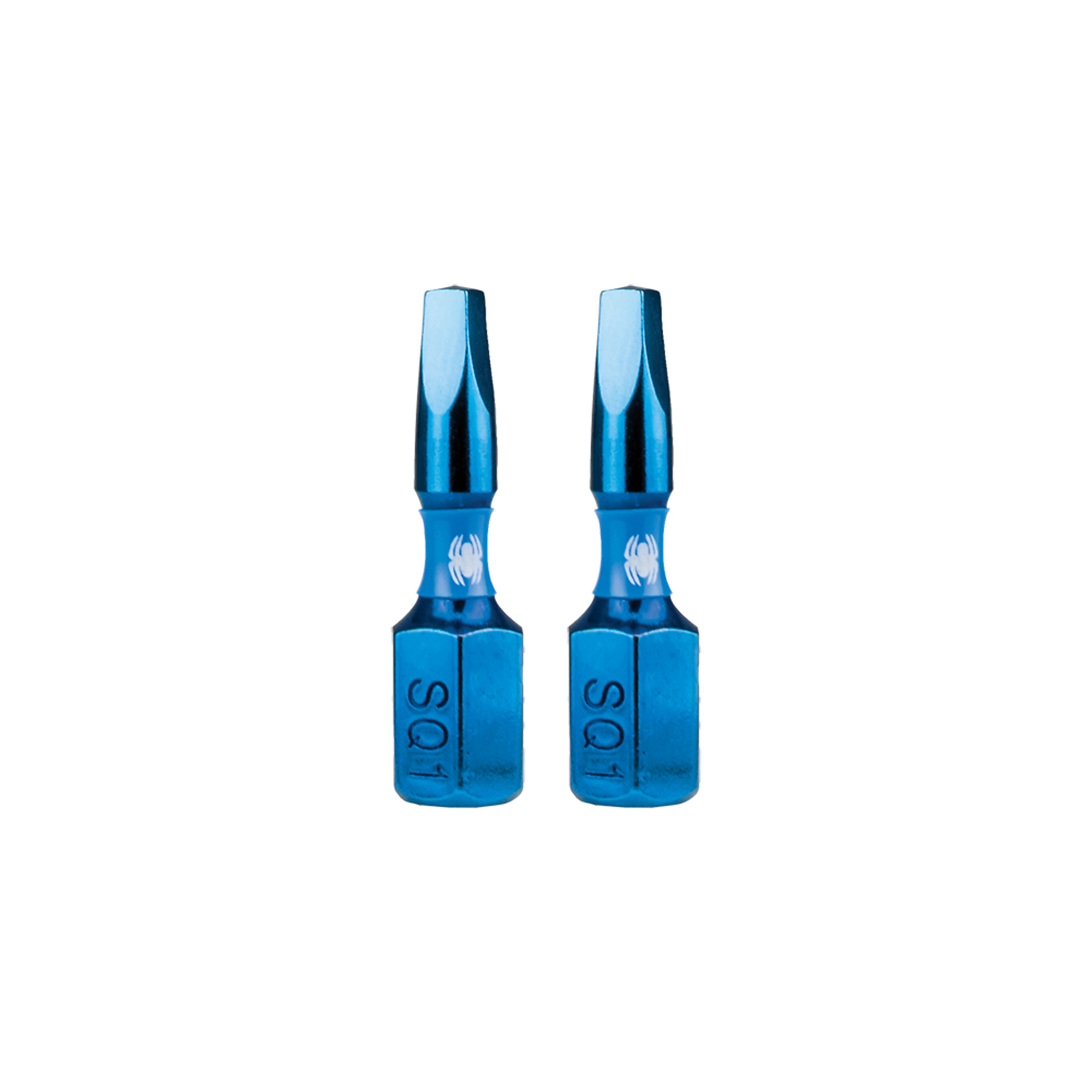 SPYDER Mach-Blue™, 2Pc 1/4in. X 1in. Mach-Blue Impact Driver Bit, Sq1 Included (qty.) 2 Model# 19036