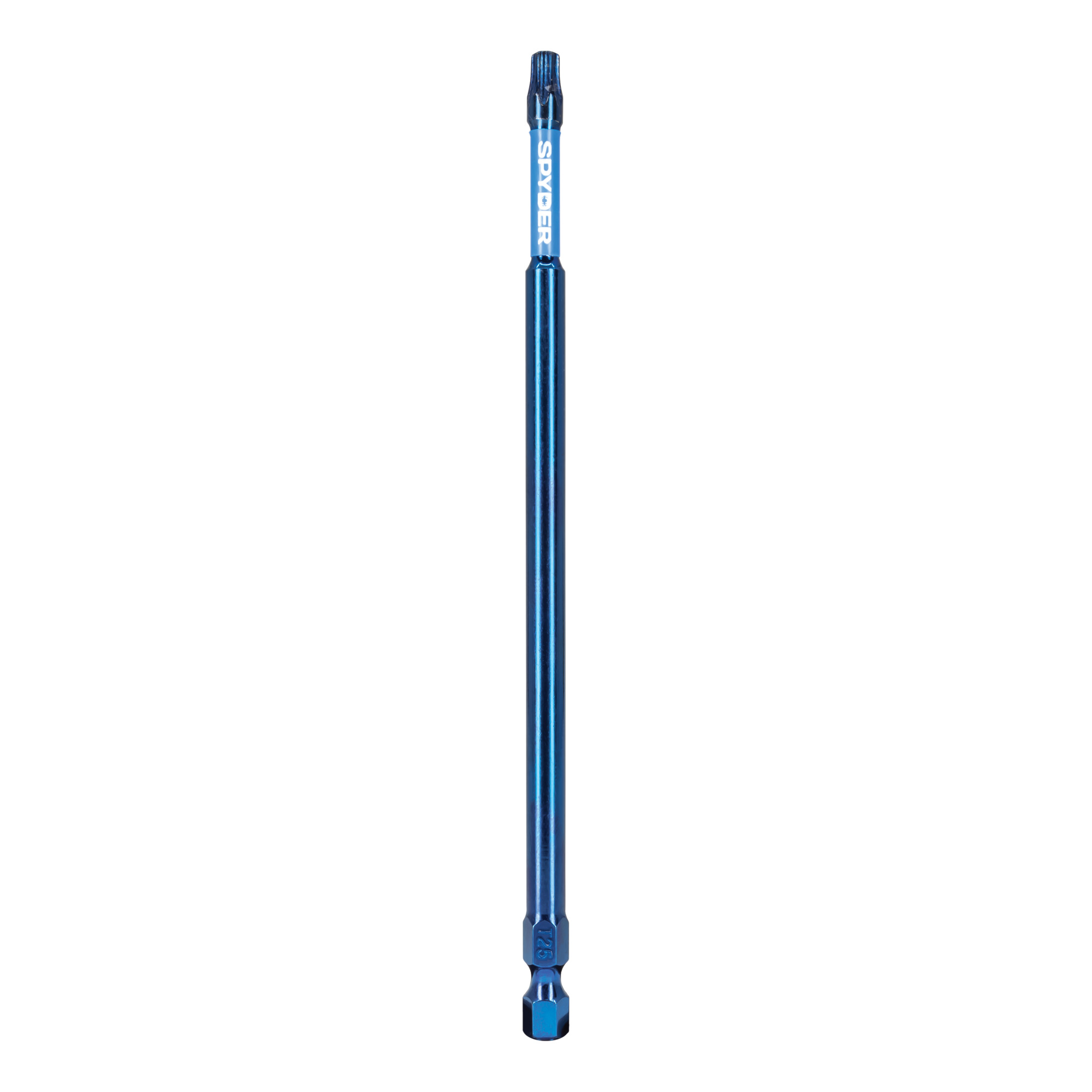 SPYDER Mach-Blue™, 1Pc 1/4in. X 6in. Mach-Blue Impact Driver Bit, T25 Included (qty.) 1 Model# 19062