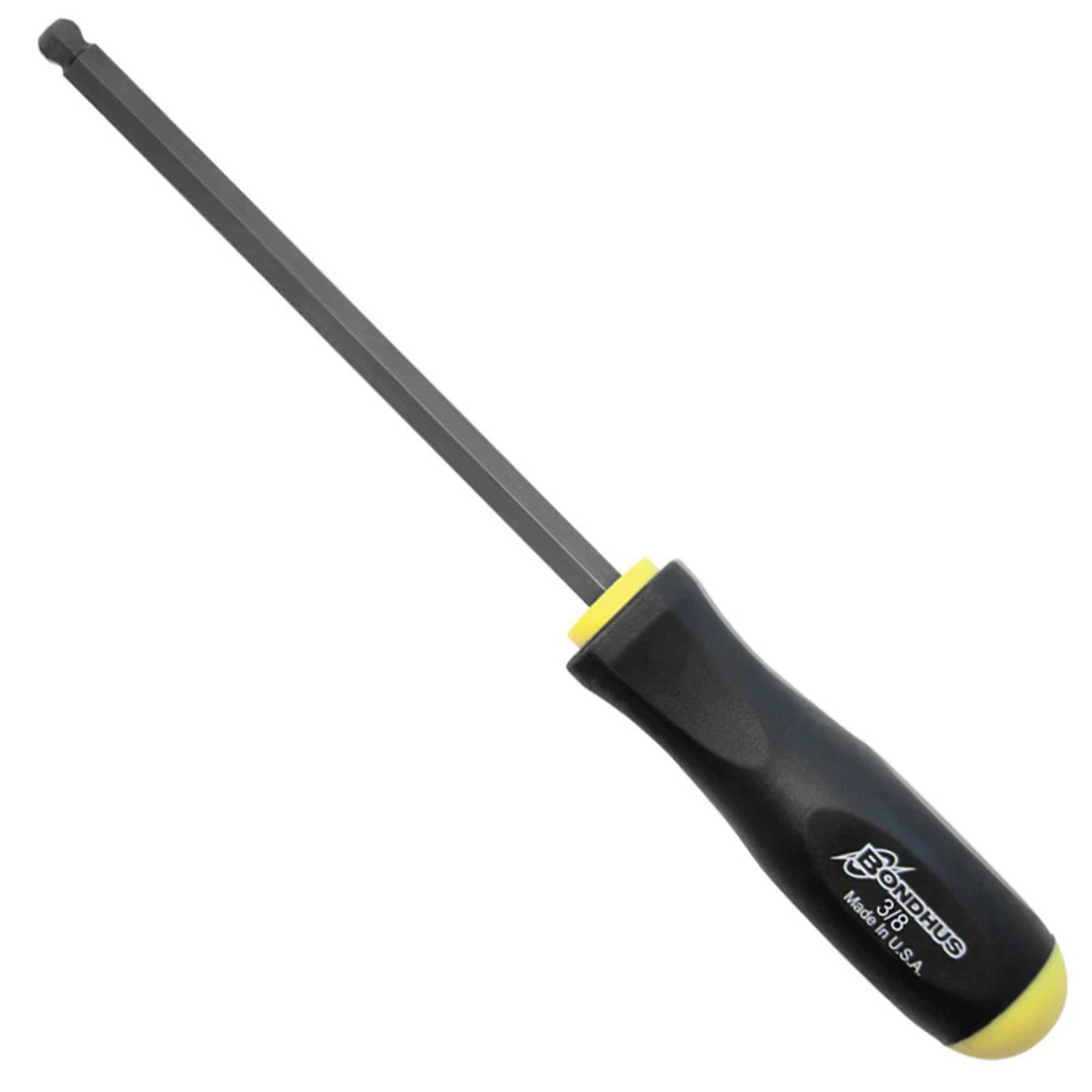 Bondhus 10614 Inbusschlüssel – 3/8 Zoll, Kugelkopf, ProGuard Finish – 2-teilig, Gesamtlänge 287 Mm