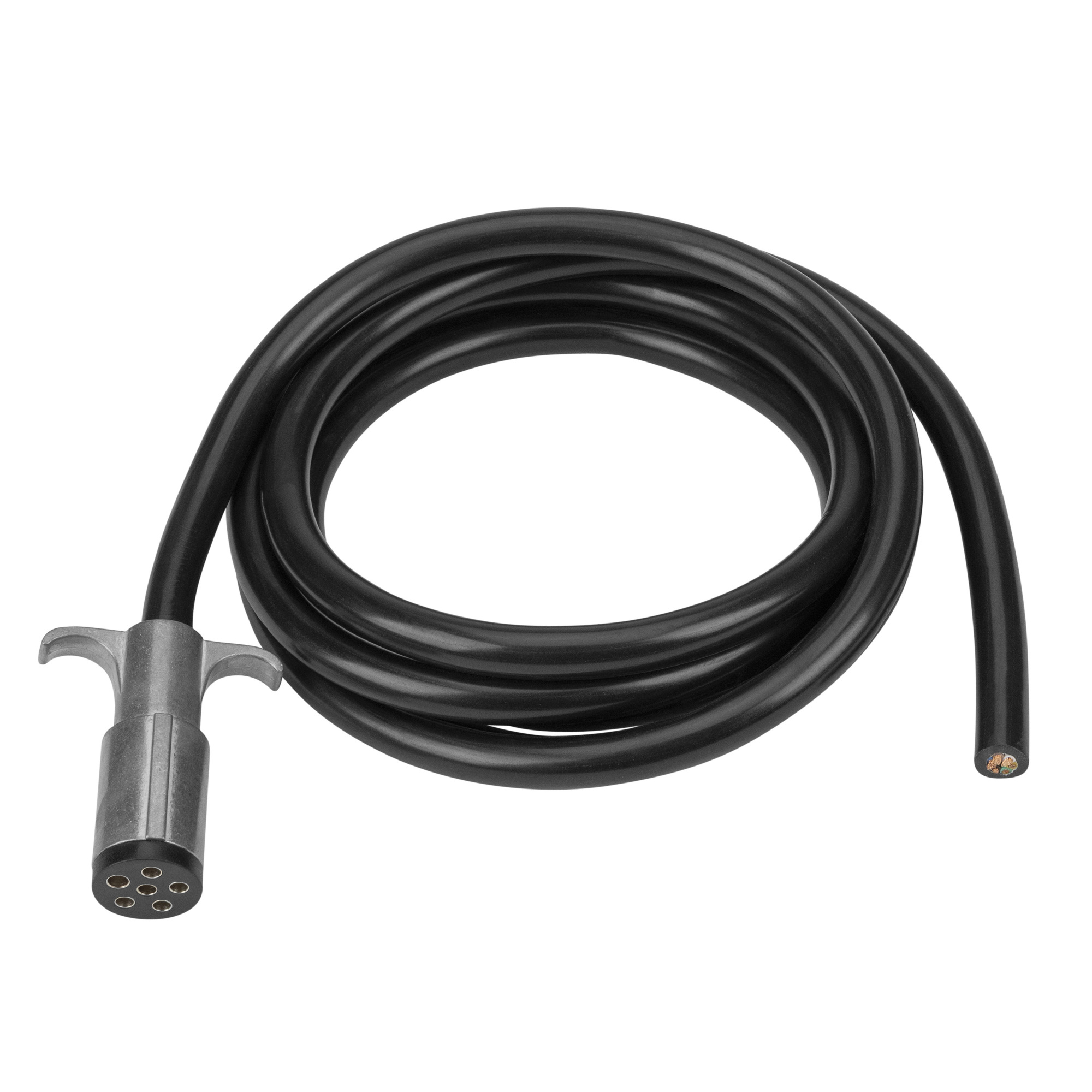 TowSmart, Connector Trailer End 6Round w/ Jacketed Cable 96in., Connection Location Trailer Side, Model# 9552