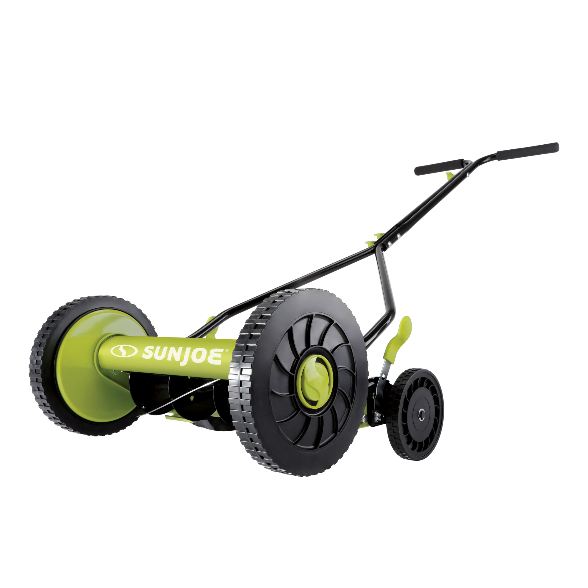 Sun Joe Manual Reel Mower — 14in., Quad Wheel, 9-Position Height Adjustment, 25 Lbs., Model# MJ503M