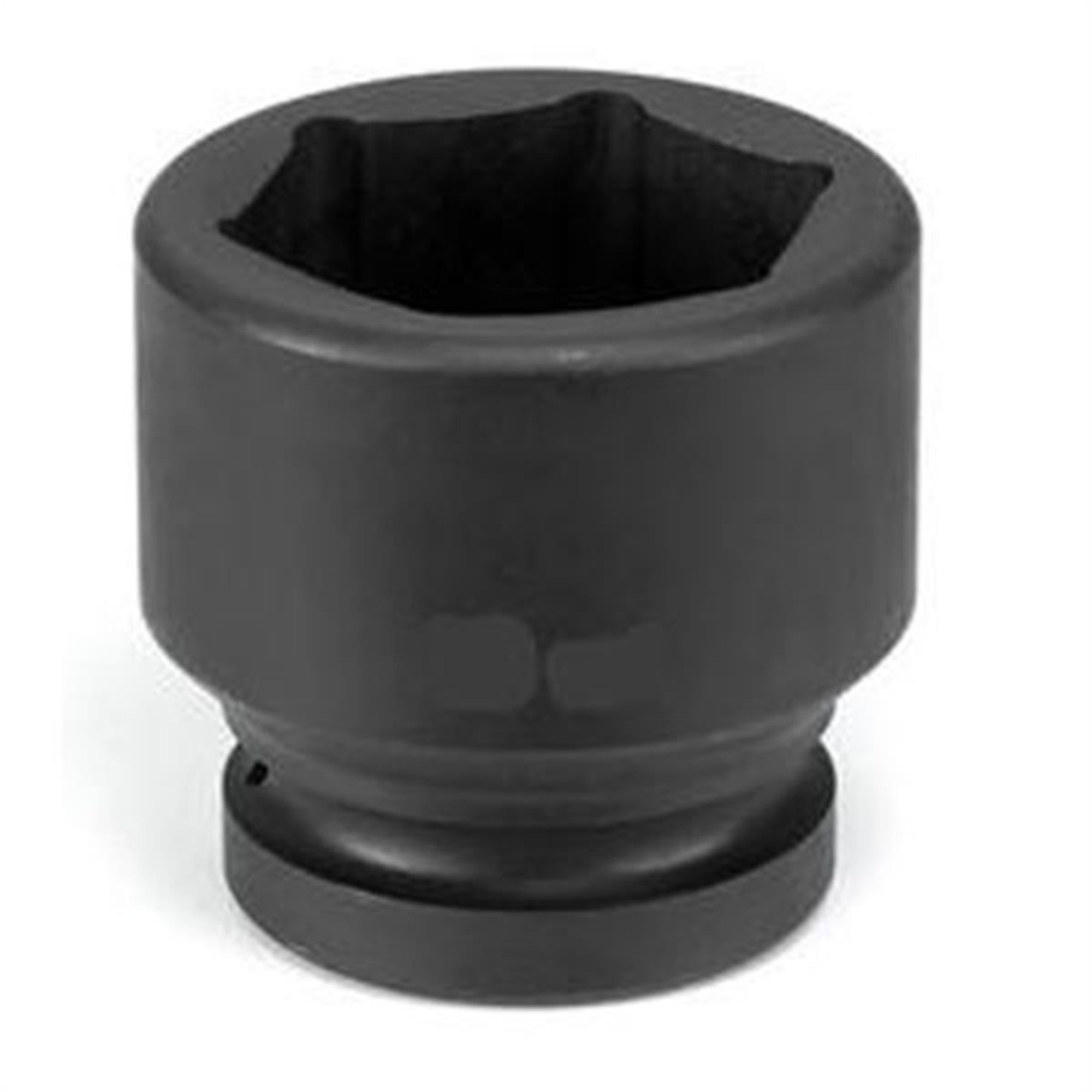 Grey Pneumatic Impact Socket — 27mm, 1in. Drive, 6-Point, Black, Model# GRE4027M