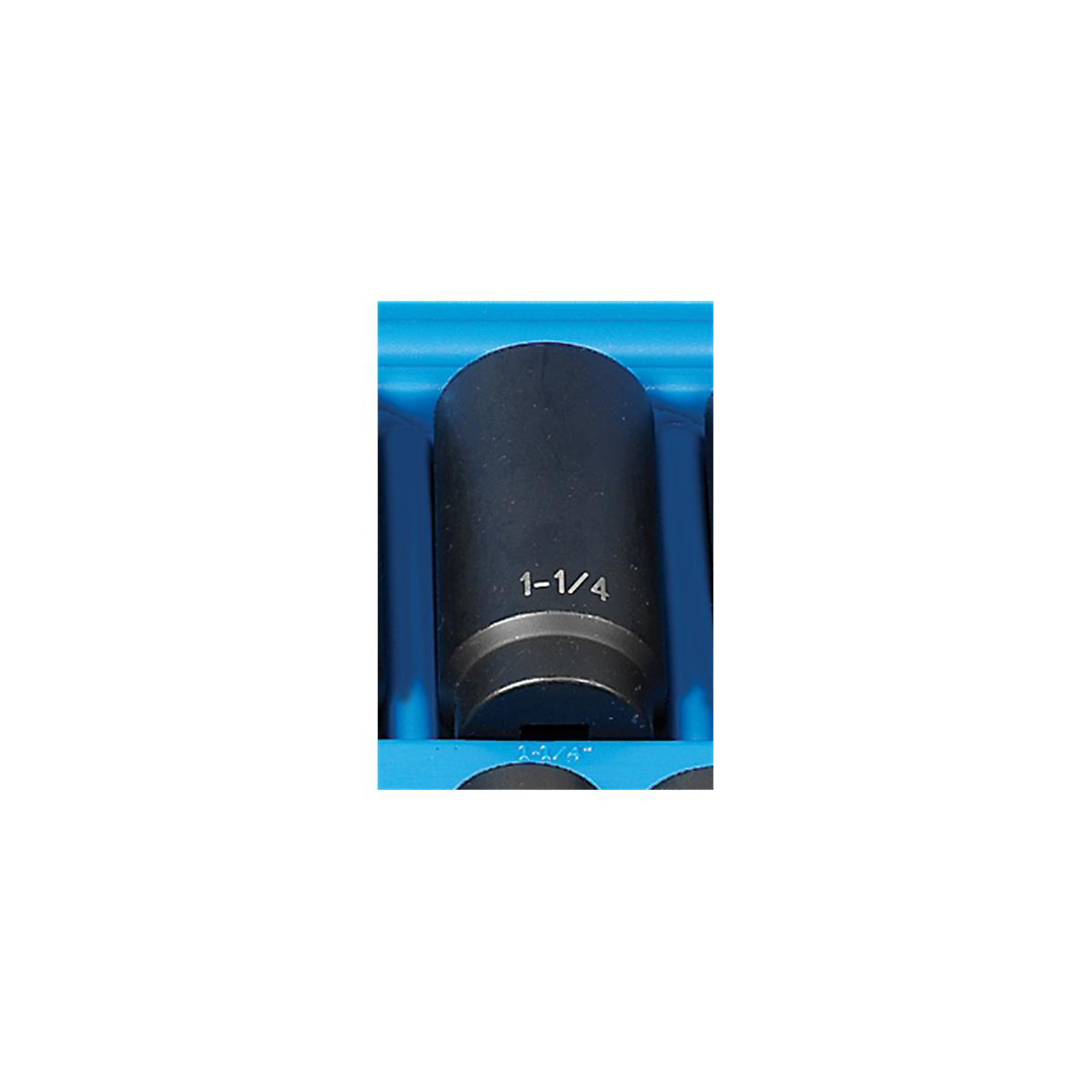 Grey Pneumatic Impact Socket — 1 1/4in., 12-Point, Deep, 1/2in. Drive, Model# GRE2140D